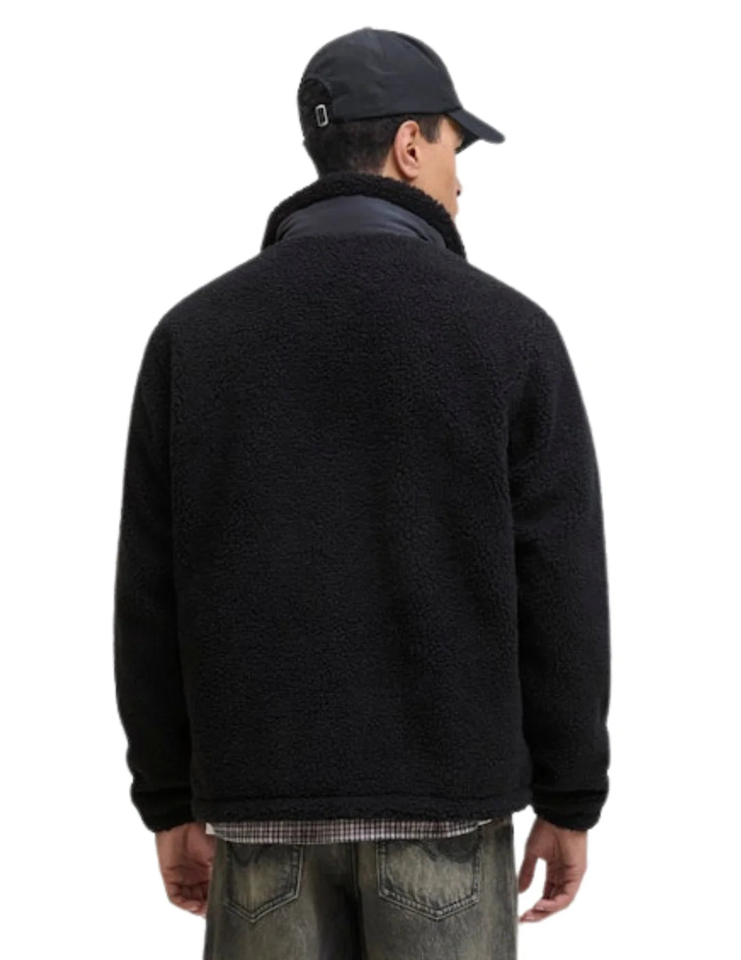 Chaqueta Polar Jack&Jones Soho Negro | Bicos de Fío