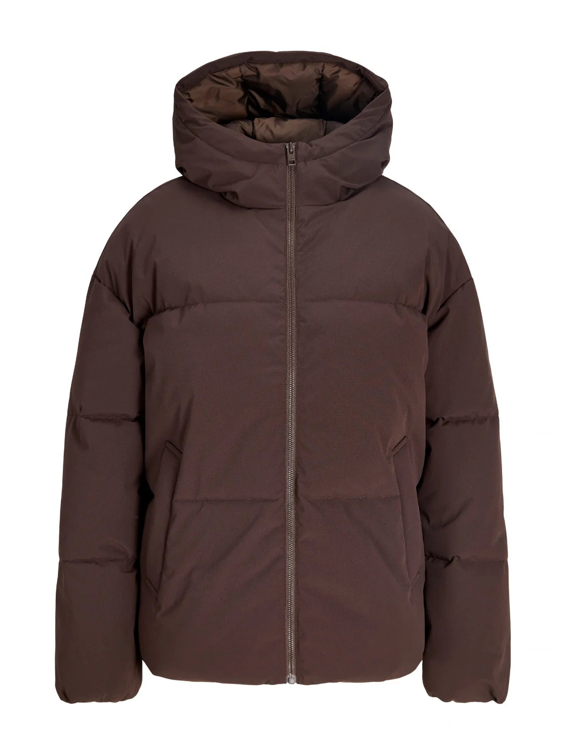 Chaqueta Puffer JJXX Galaxy Marrón Java | Bicos de Fío