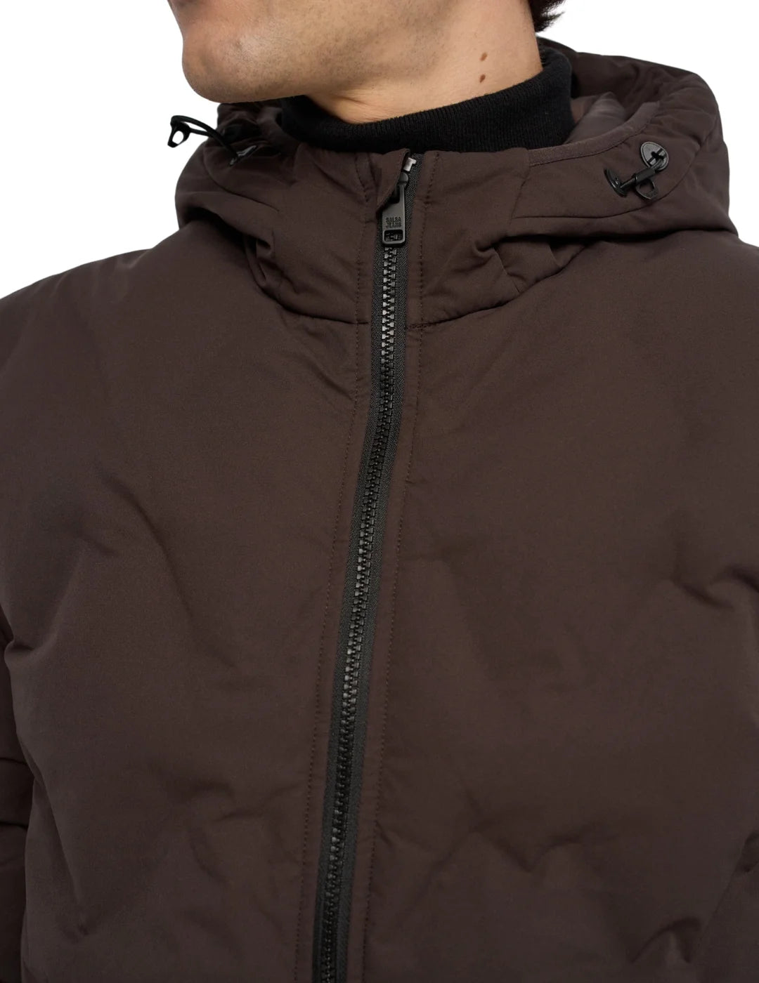 Chaqueta Puffer Salsa Jeans Marrón | Bicos de Fío