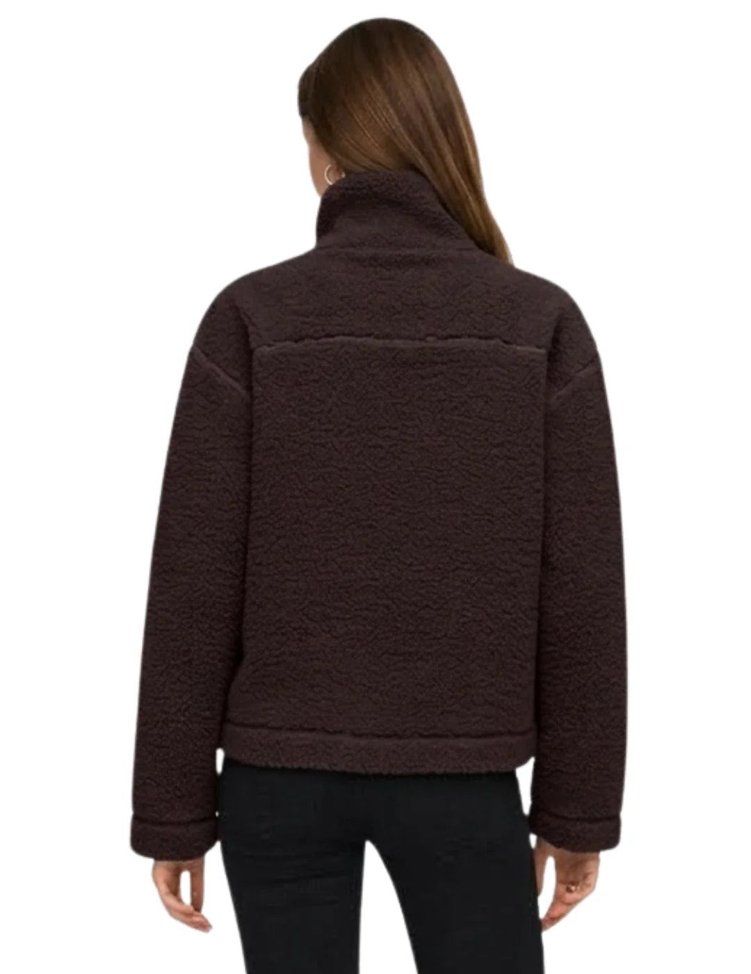 Chaqueta Teddy ONLY Megan Coffee | Bicos de Fío