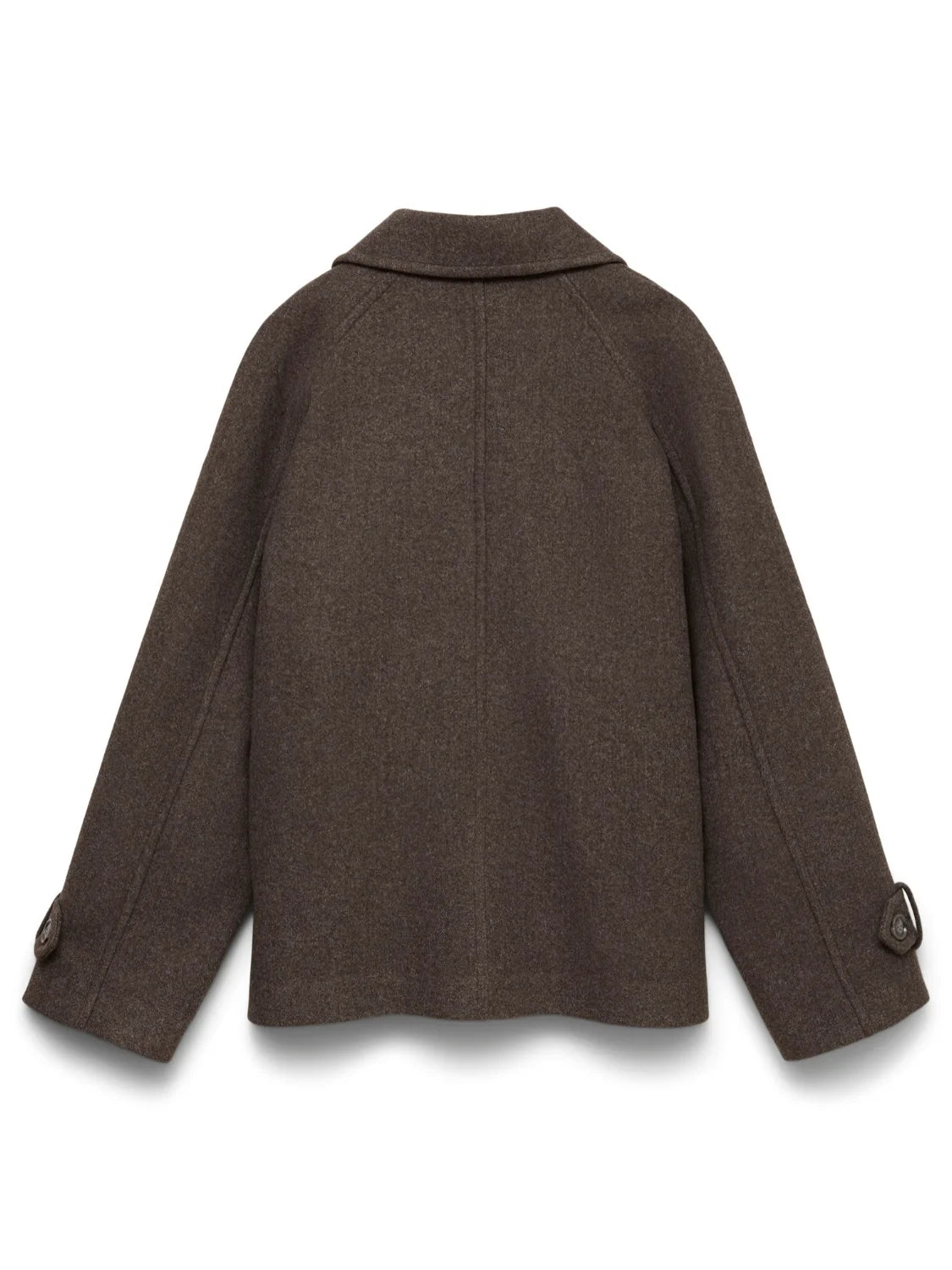 Chaqueta Paño Vero Moda Aware Sabine Marrón Café