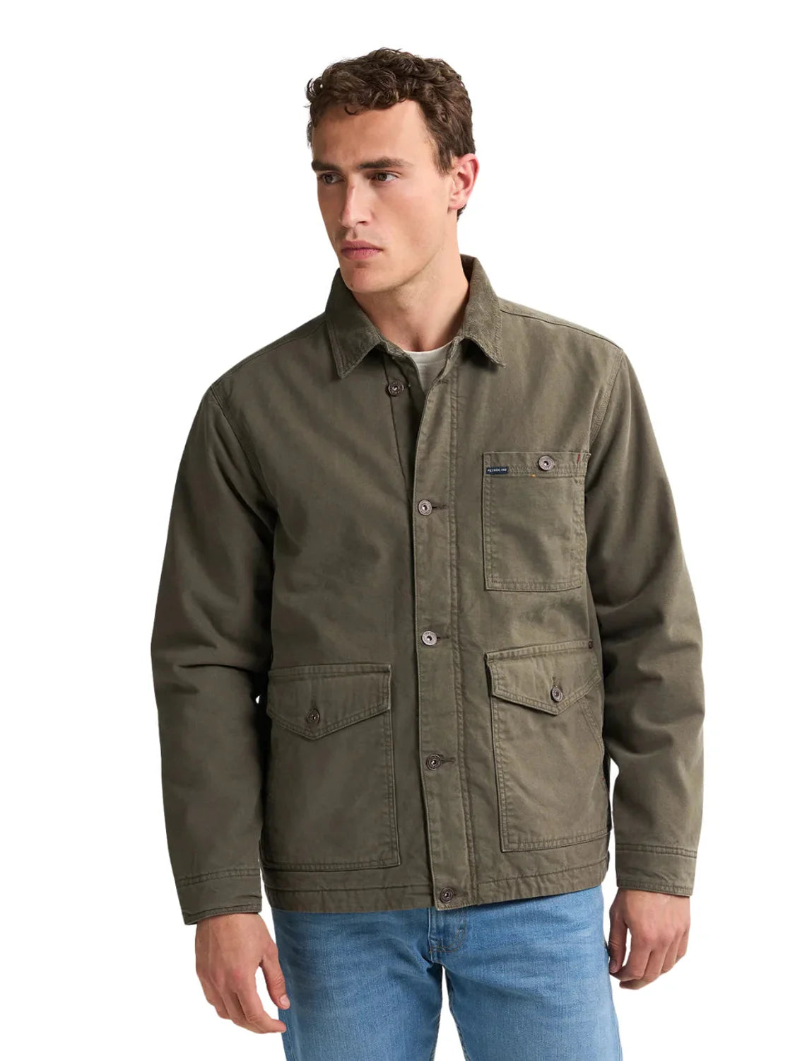 Chaqueta Worker Petrol Industries Verde Kaki | Bicos de Fío