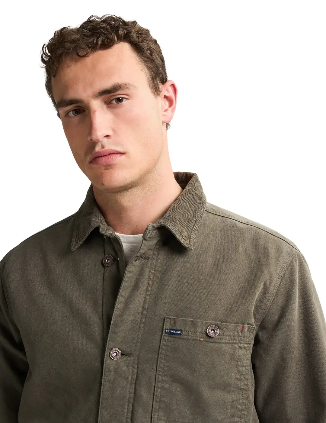 Chaqueta Worker Petrol Industries Verde Kaki | Bicos de Fío