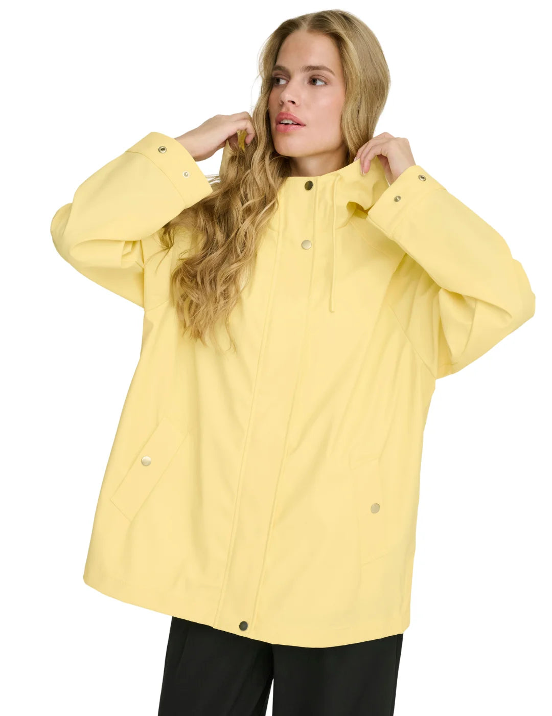 Chubasquero ONLY Elisa Amarillo | Bicos de Fío