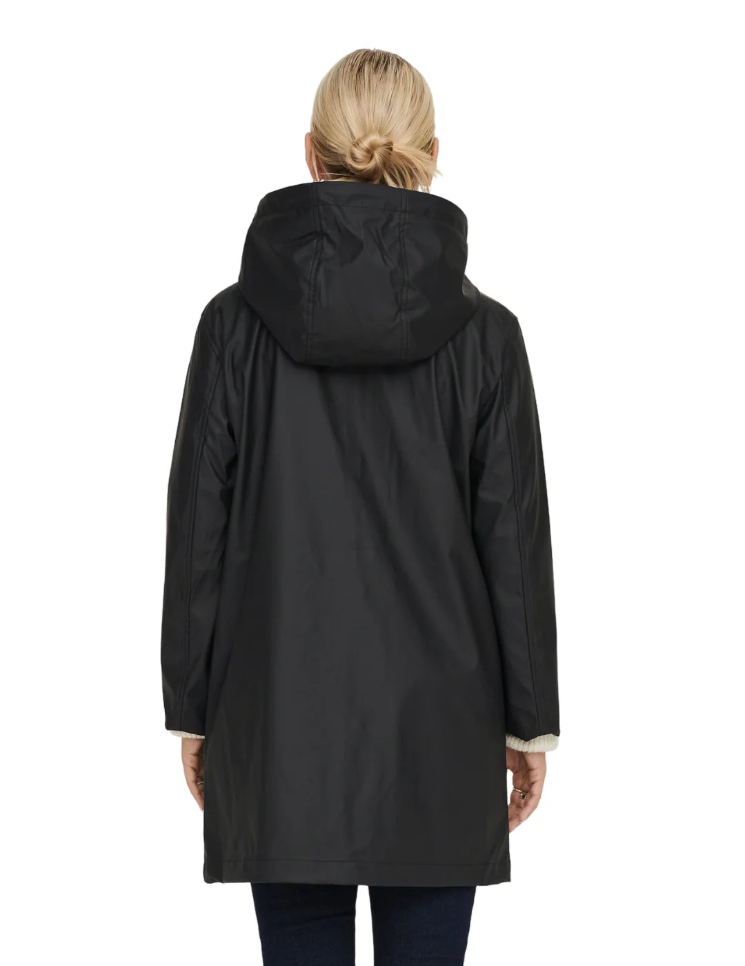 Chubasquero ONLY Elisa Negro | Bicos de Fío