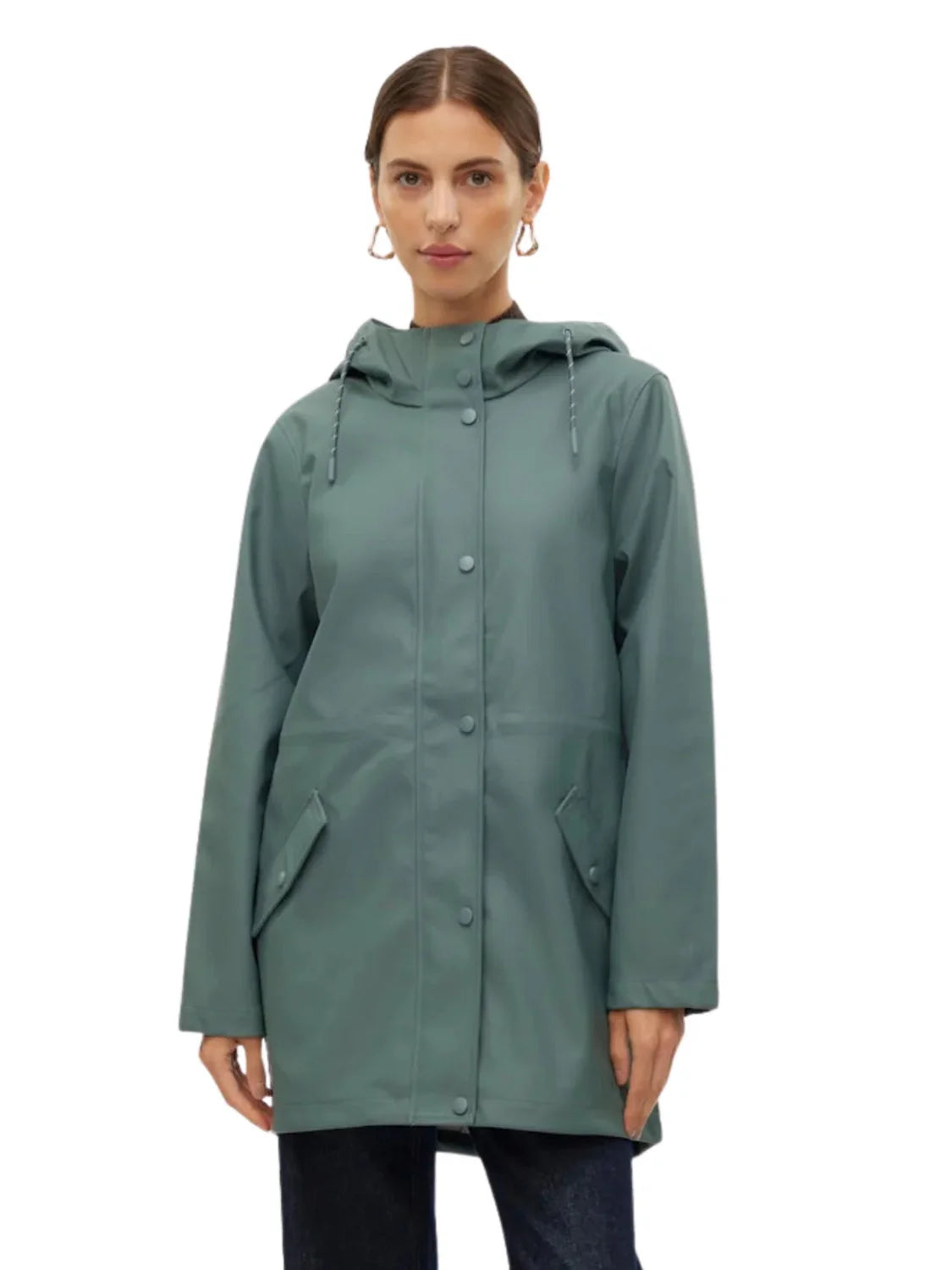 Chubasquero Vero Moda Malou Balsam Green | Bicos de Fío