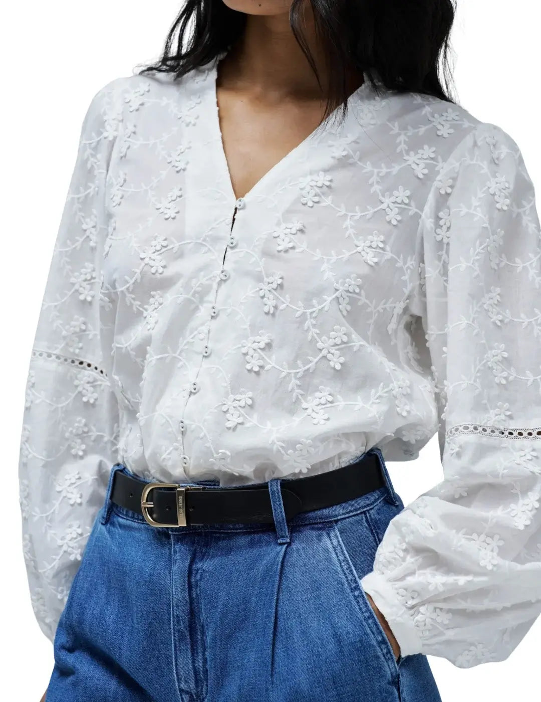 Cinturón Cuero Reversible Salsa Jeans Marrón-Negro | Bicos de Fío