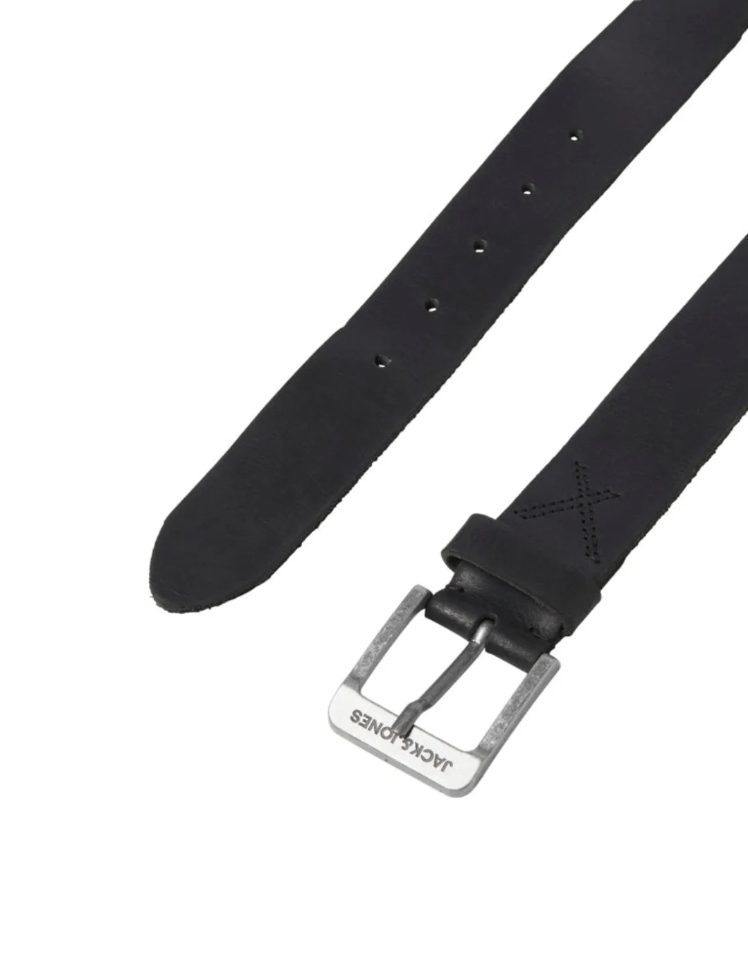 Cinturón De Piel Jack&Jones Rock Negro | Bicos de Fío