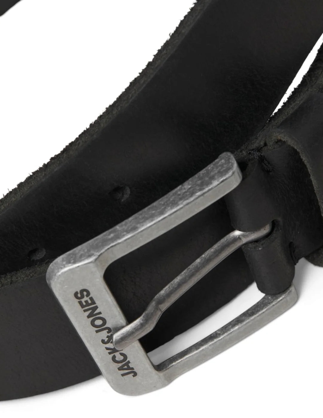 Cinturón De Piel Jack&Jones Rock Negro | Bicos de Fío