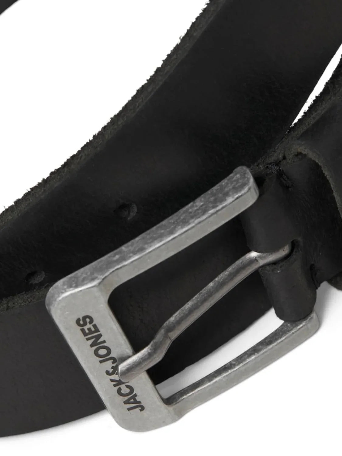 Cinturón De Piel Jack&Jones Rock Negro | Bicos de Fío