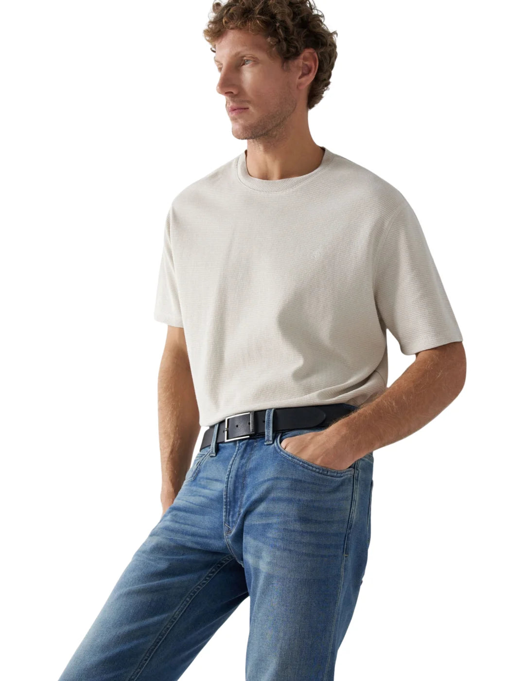 Cinturón Reversible Salsa Jeans Piel Negro | Bicos de Fío