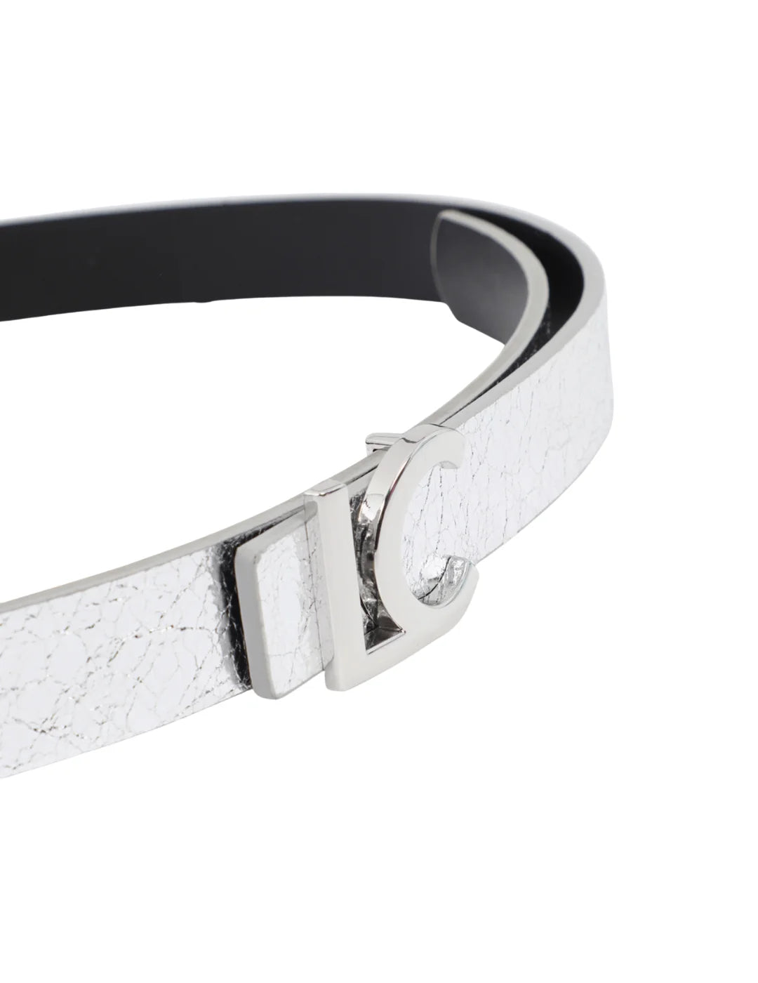 Cinturón Reversible Lola Casademunt Metalizado | Bicos de Fío