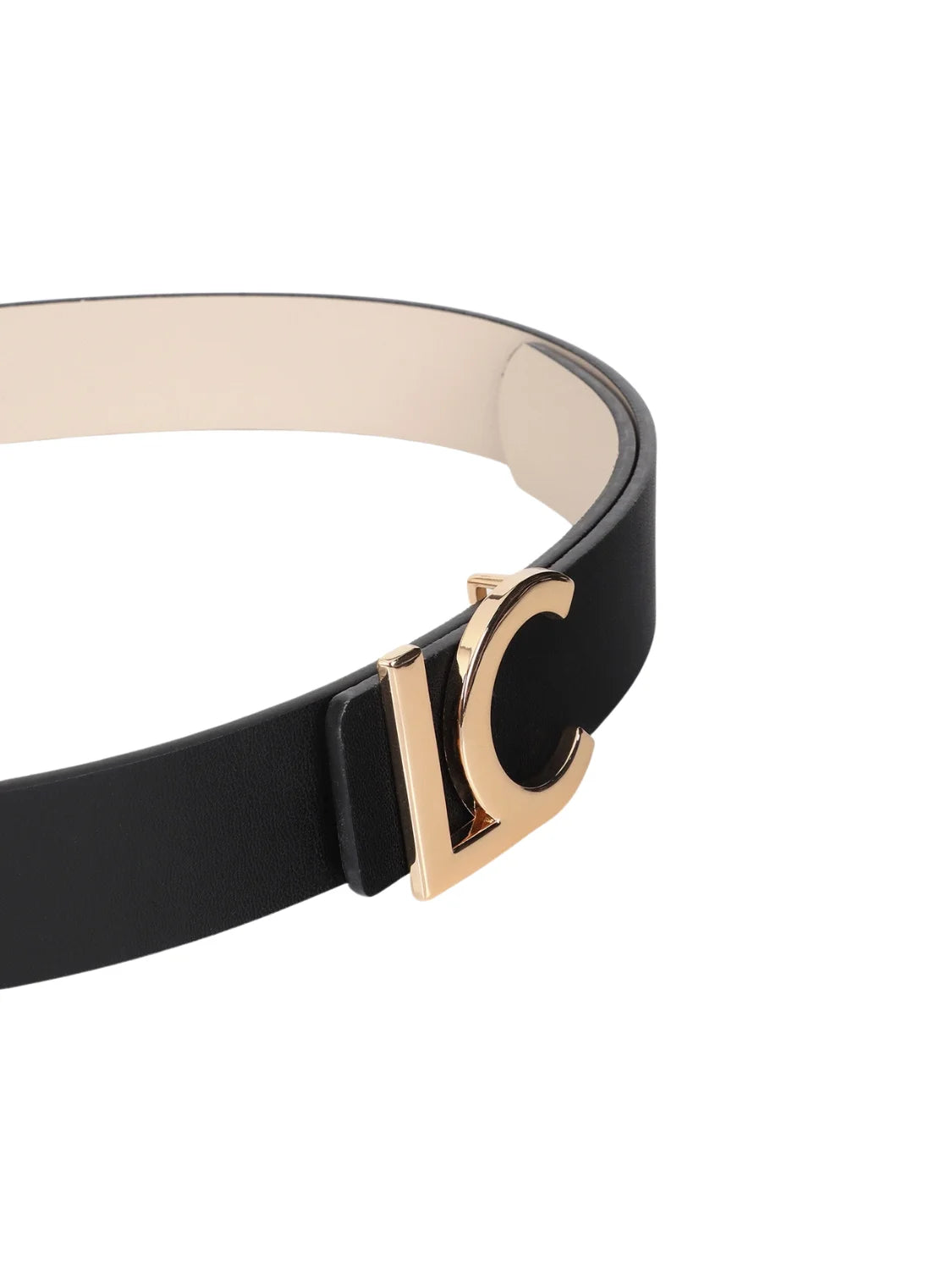 Cinturón Reversible LC Lola Casademunt Negro-Crudo | Bicos de Fío