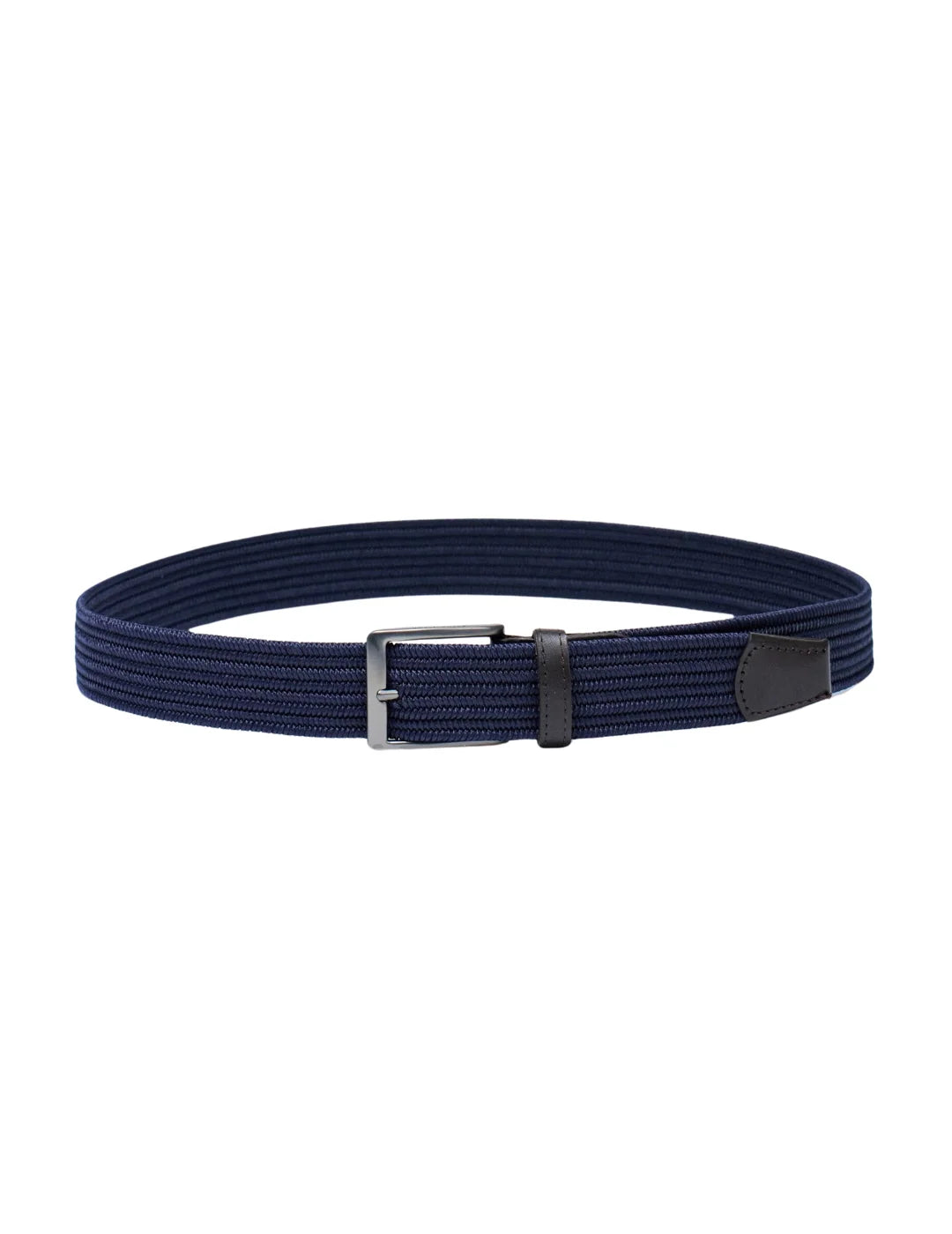 Cinturón Trenzado Salsa Jeans Azul Marino - Negro | Bicos de Fío