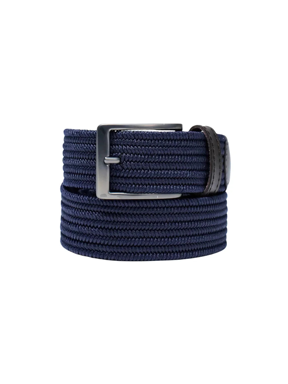 Cinturón Trenzado Salsa Jeans Azul Marino - Negro | Bicos de Fío