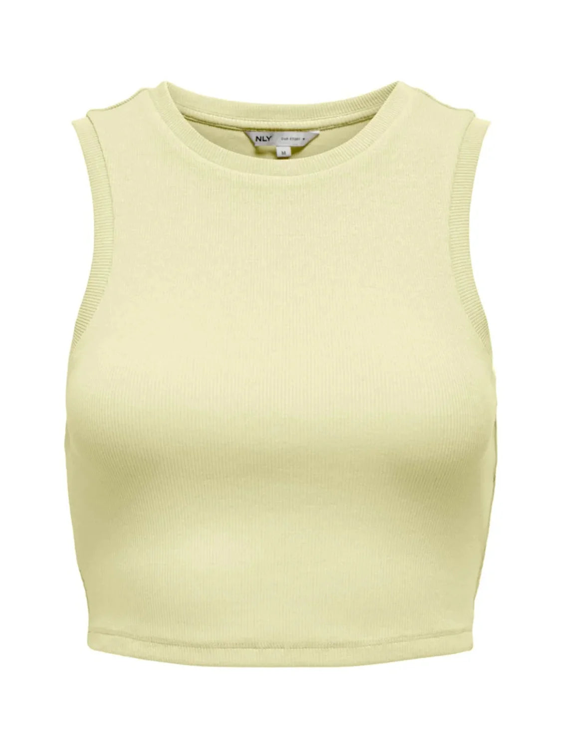 Crop Top ONLY Vilma Amarillo Limón | Bicos de Fío