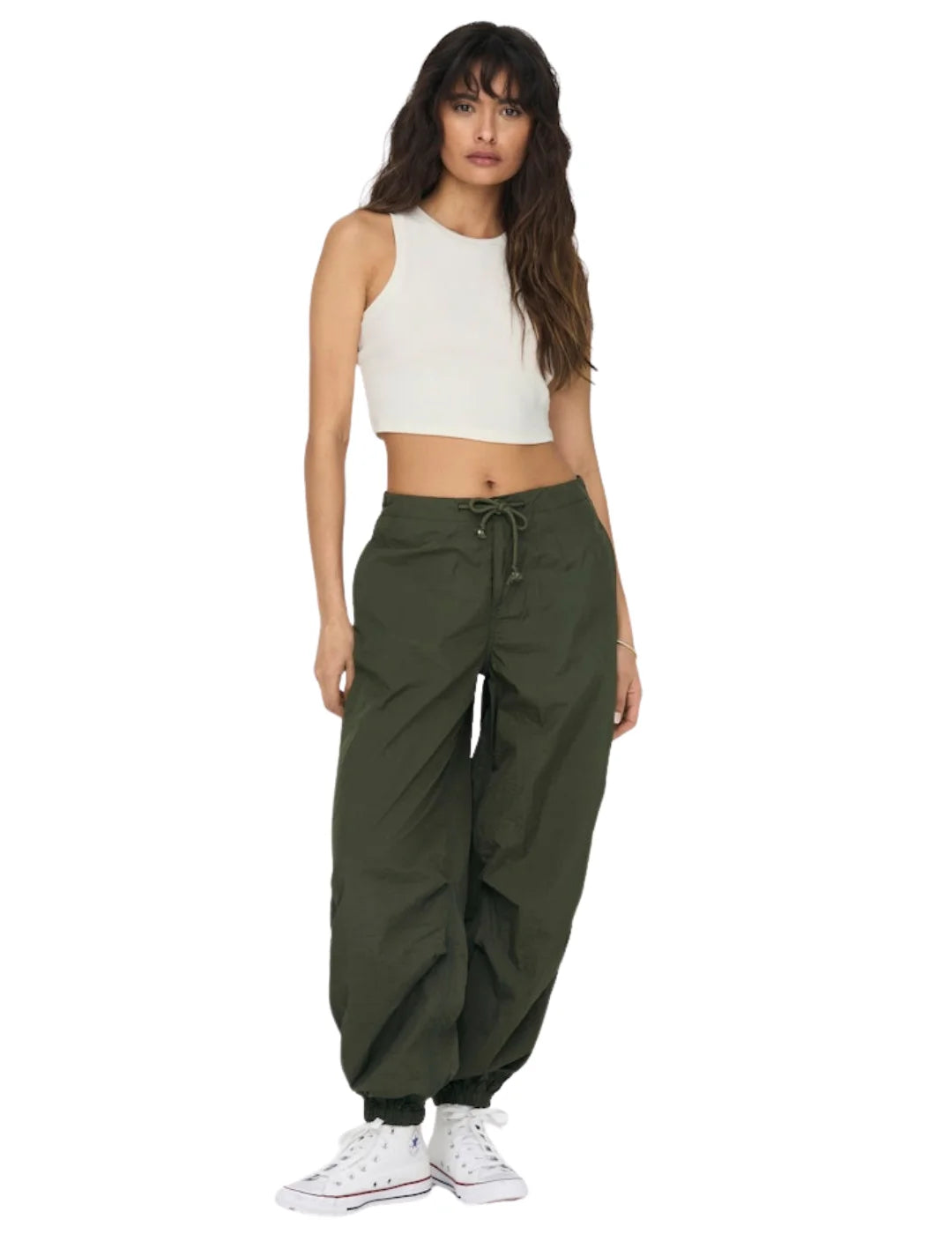 Crop Top ONLY Vilma Blanco | Bicos de Fío