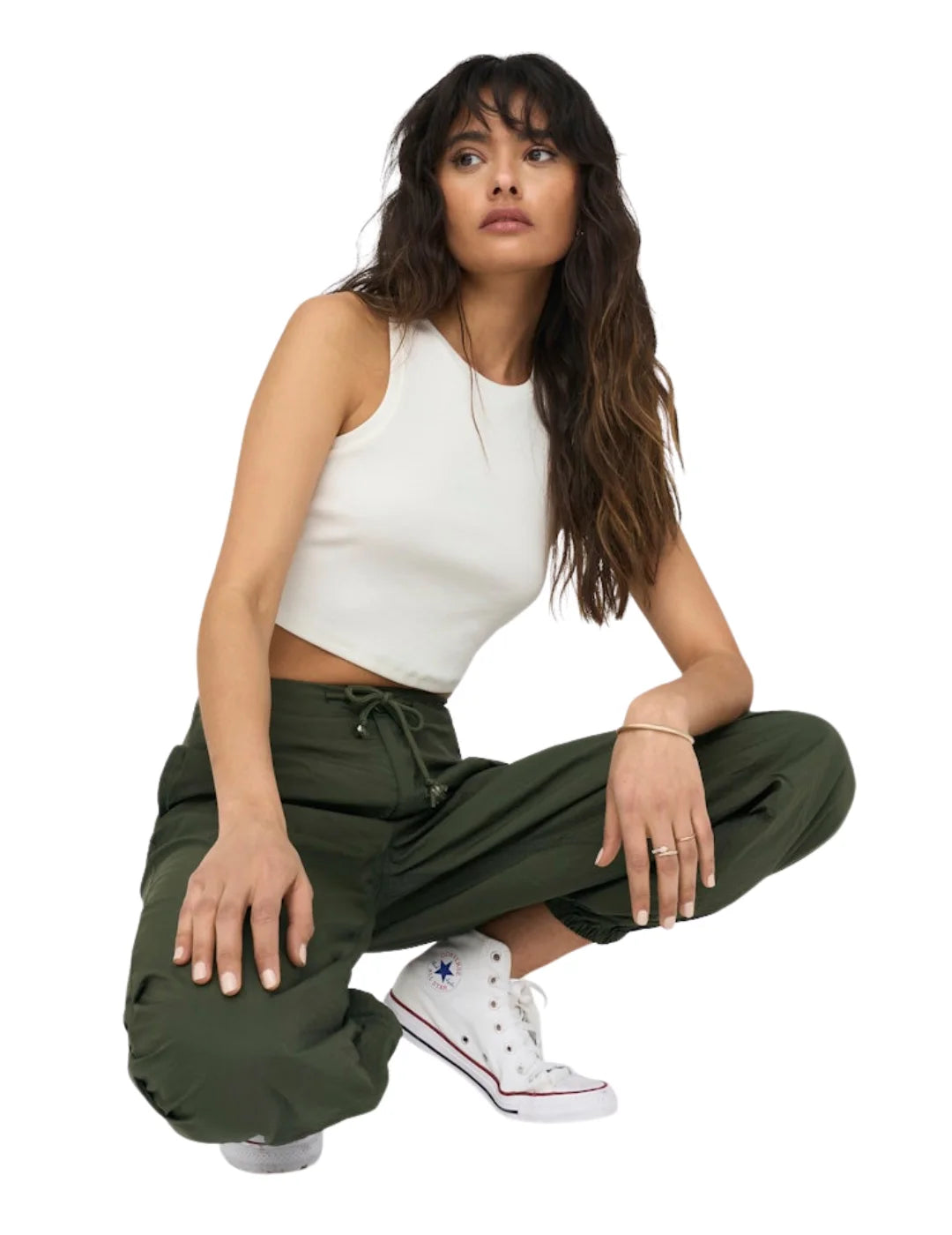 Crop Top ONLY Vilma Blanco | Bicos de Fío