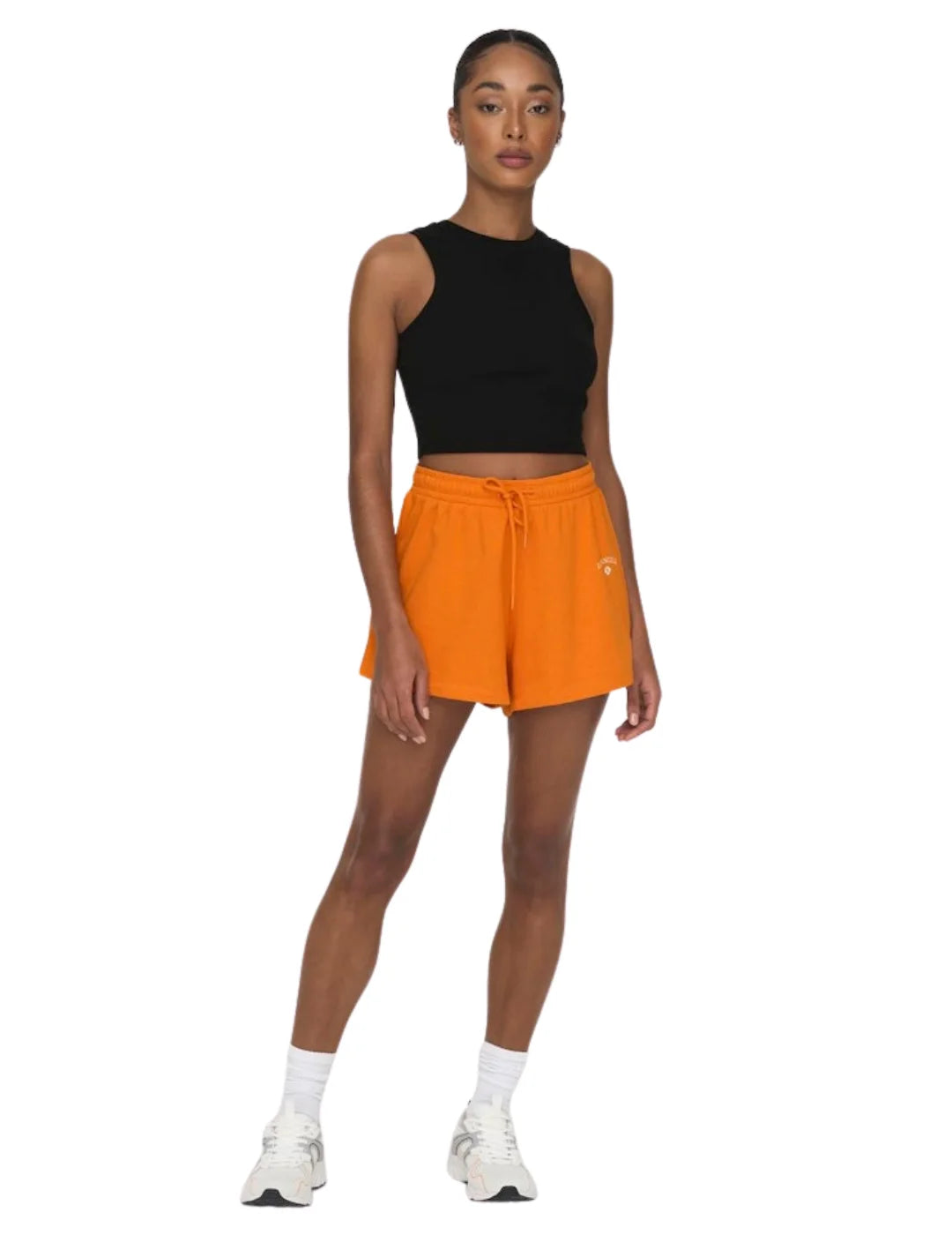 Crop Top ONLY Vilma Negro | Bicos de Fío