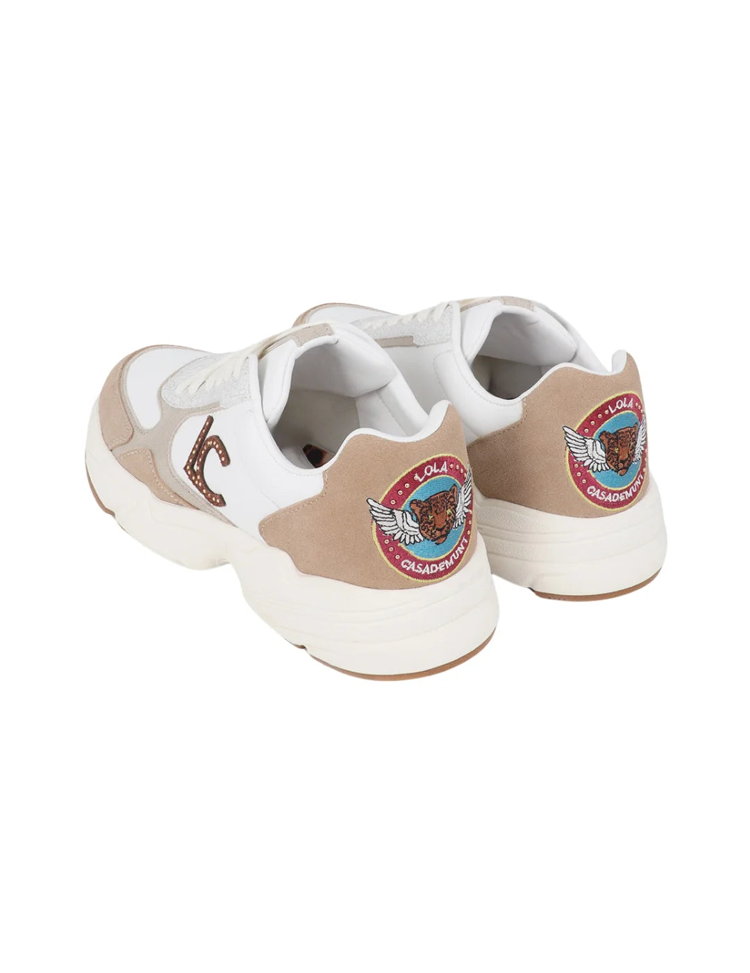 Zapatilla Parche Lola Casademunt Blanco | Bicos de Fío
