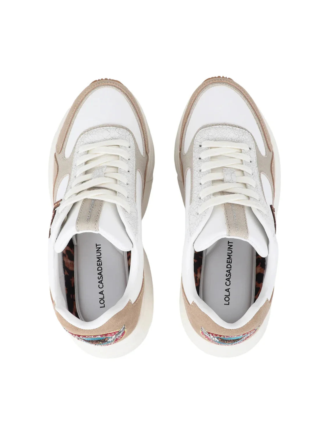 Zapatilla Parche Lola Casademunt Blanco | Bicos de Fío