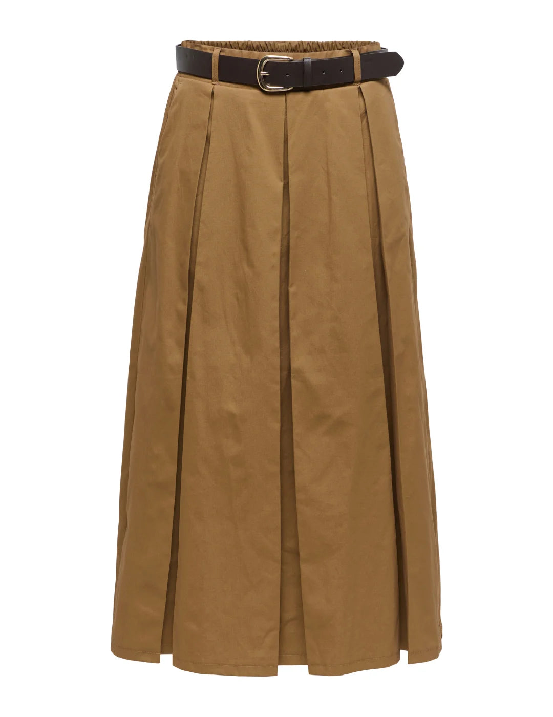 Falda Larga Cinturón ONLY Aven-Zora Camel | Bicos de Fío
