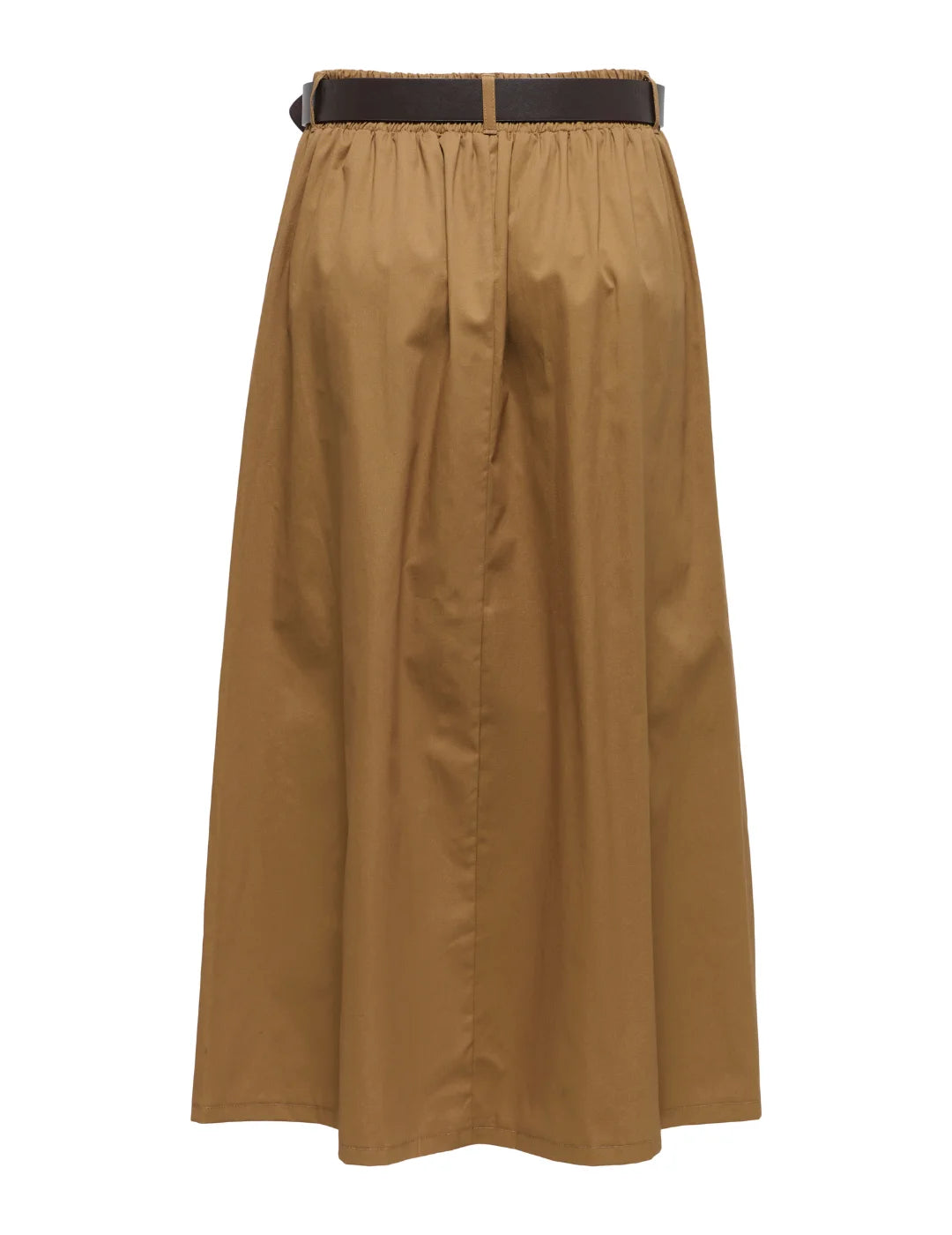 Falda Larga Cinturón ONLY Aven-Zora Camel | Bicos de Fío