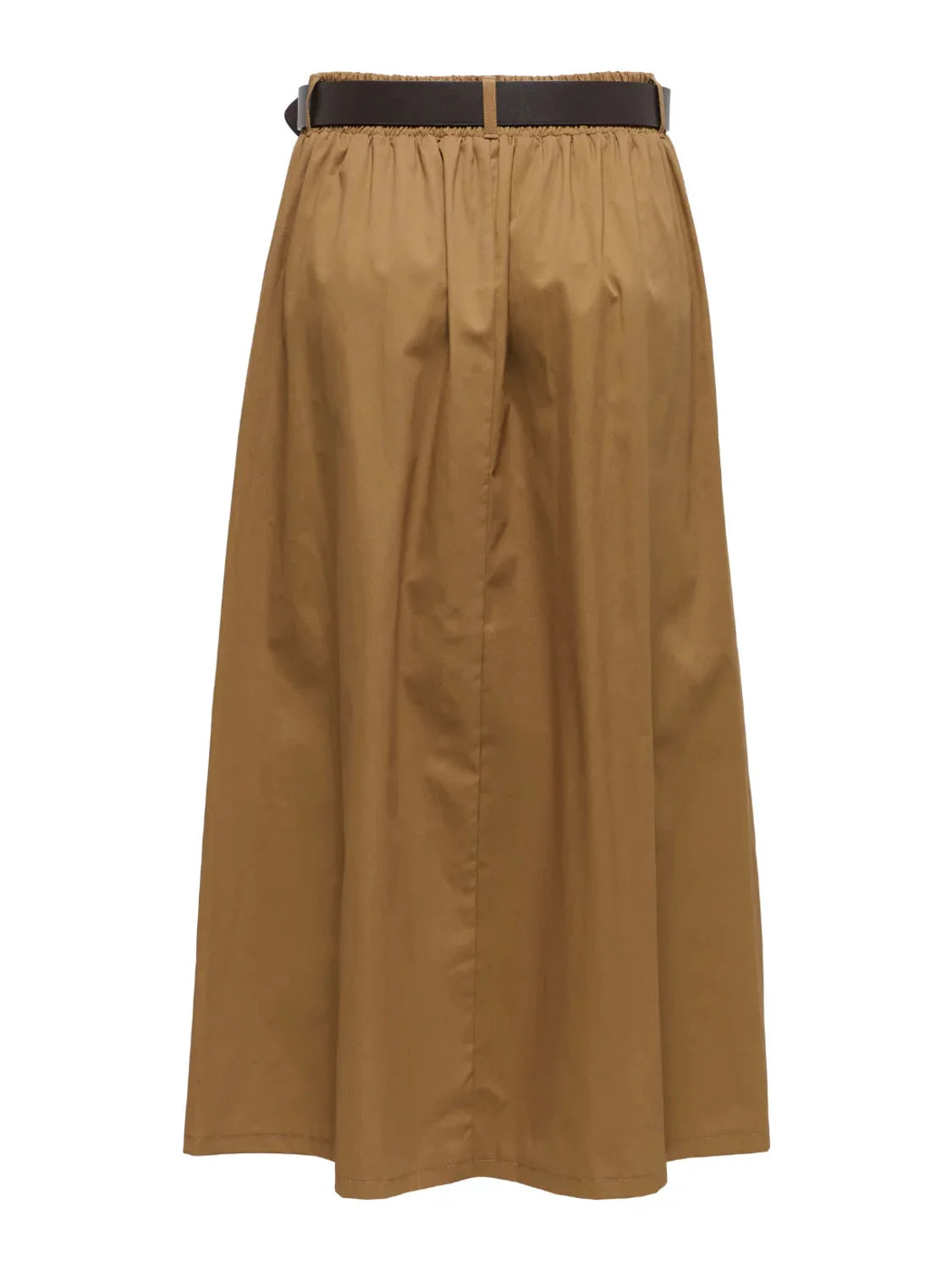 Falda Larga Cinturón ONLY Aven-Zora Camel | Bicos de Fío