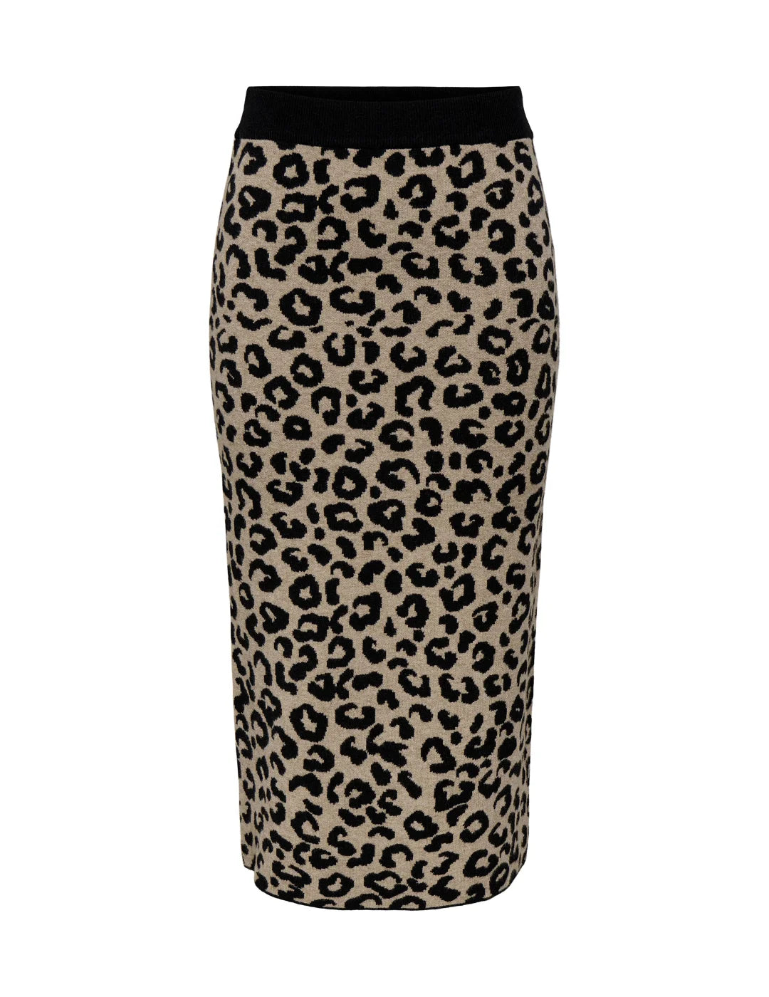 Falda ONLY Ibi Animal Print Marrón | Bicos de Fío