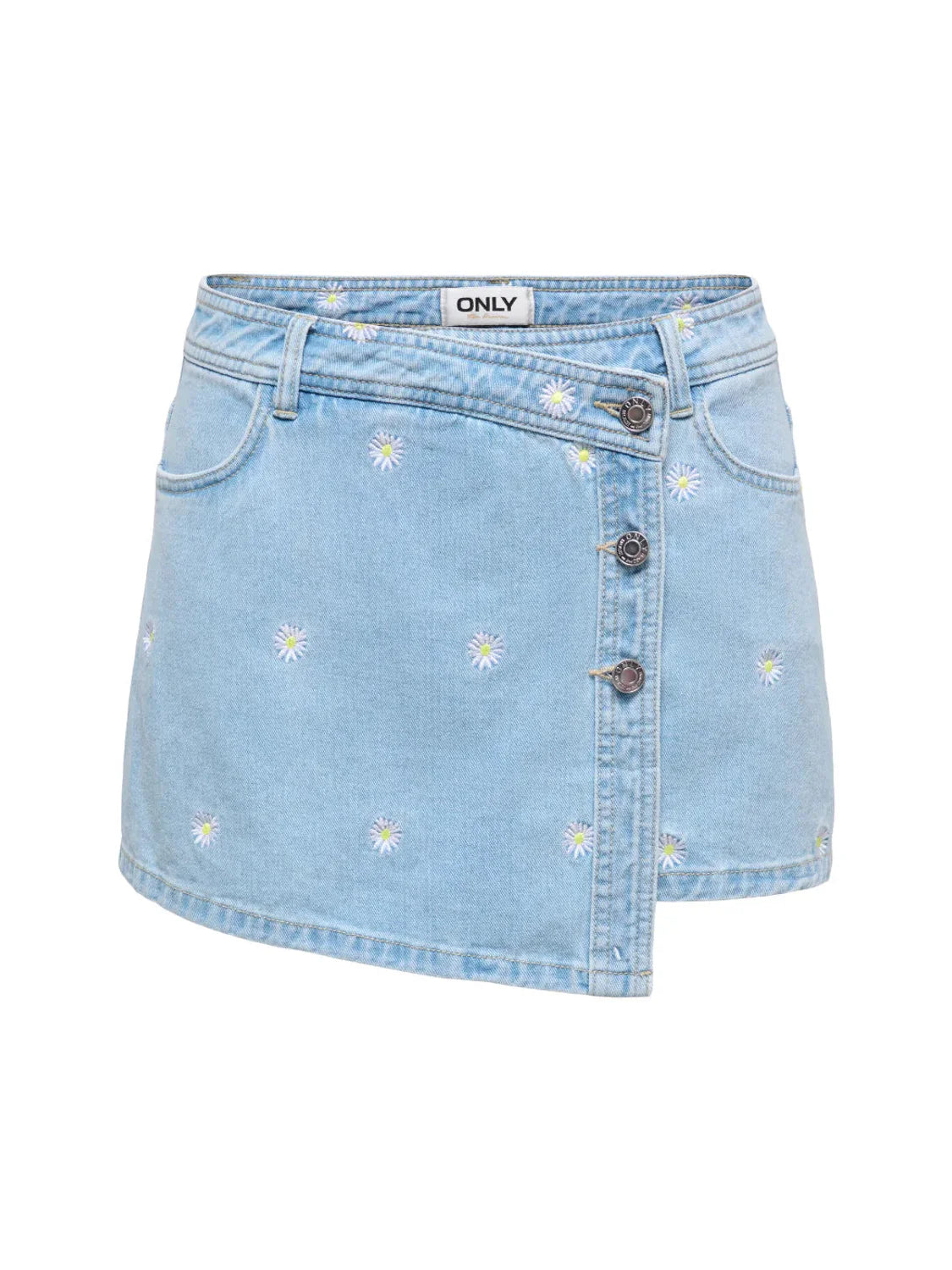 Falda Pantalón ONLY Lesly Denim Azul | Bicos de Fío