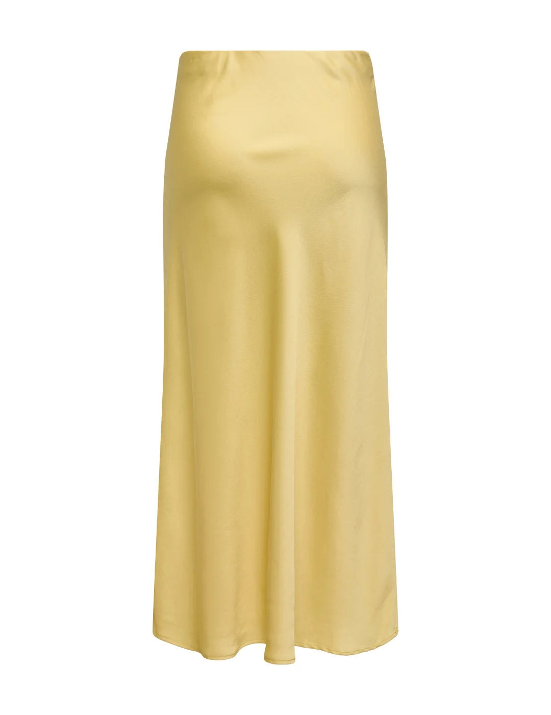Falda Larga Satinada ONLY Chigo Amarillo | Bicos de Fío