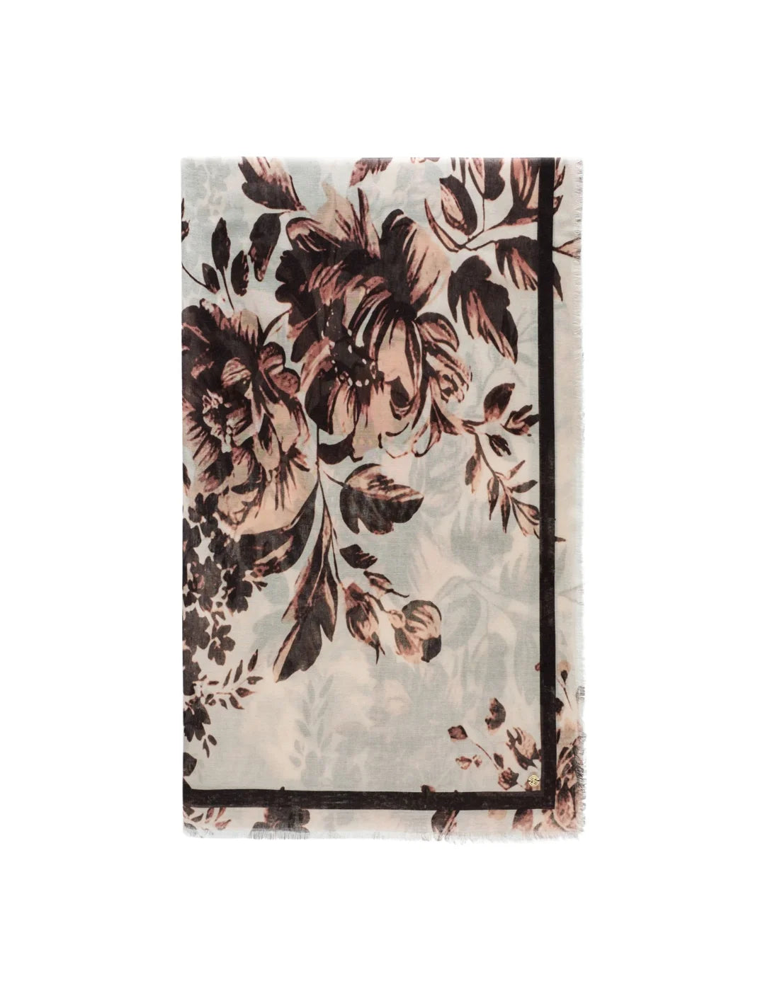 Foulard Estampado Floral Salsa Jeans Crudo | Bicos de Fío