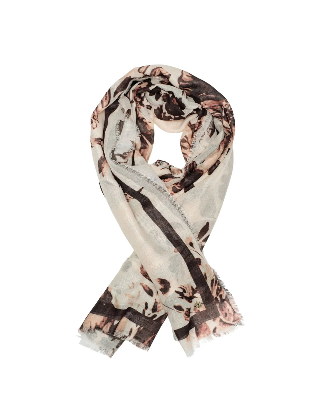 Foulard Estampado Floral Salsa Jeans Crudo | Bicos de Fío