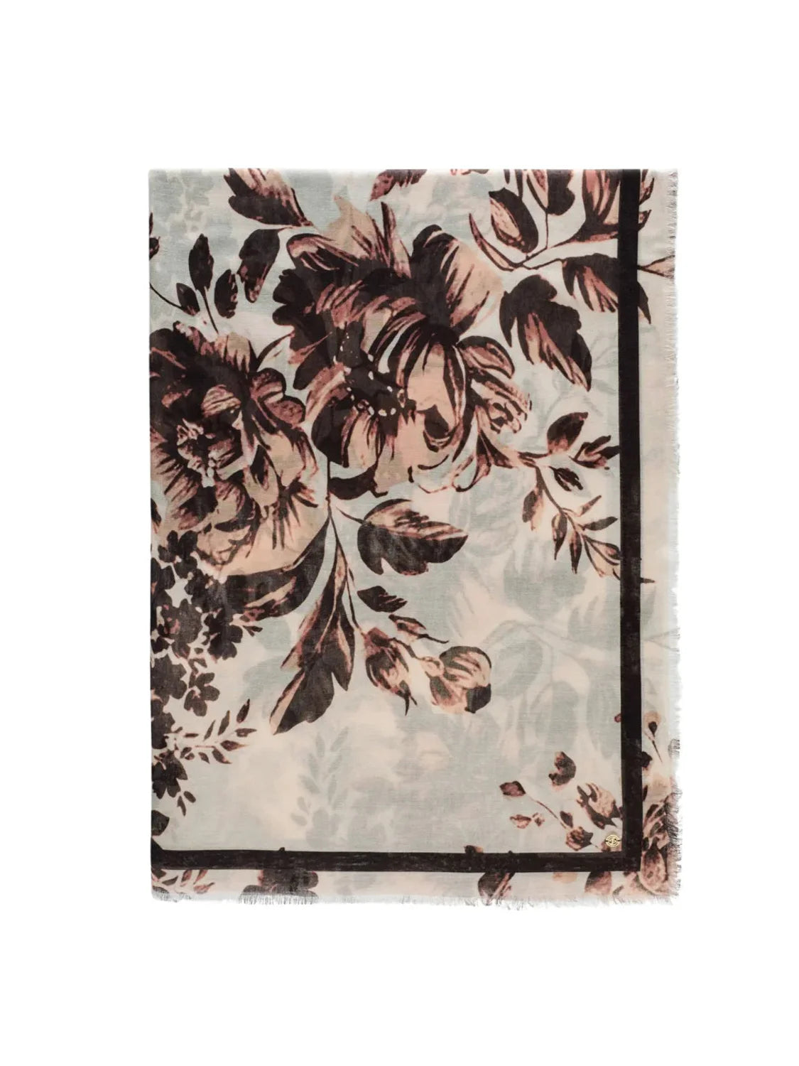 Foulard Estampado Floral Salsa Jeans Crudo | Bicos de Fío