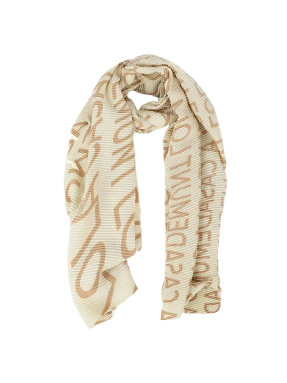 Foulard Plisado Lola Casademunt Logo Crudo | Bicos de Fío