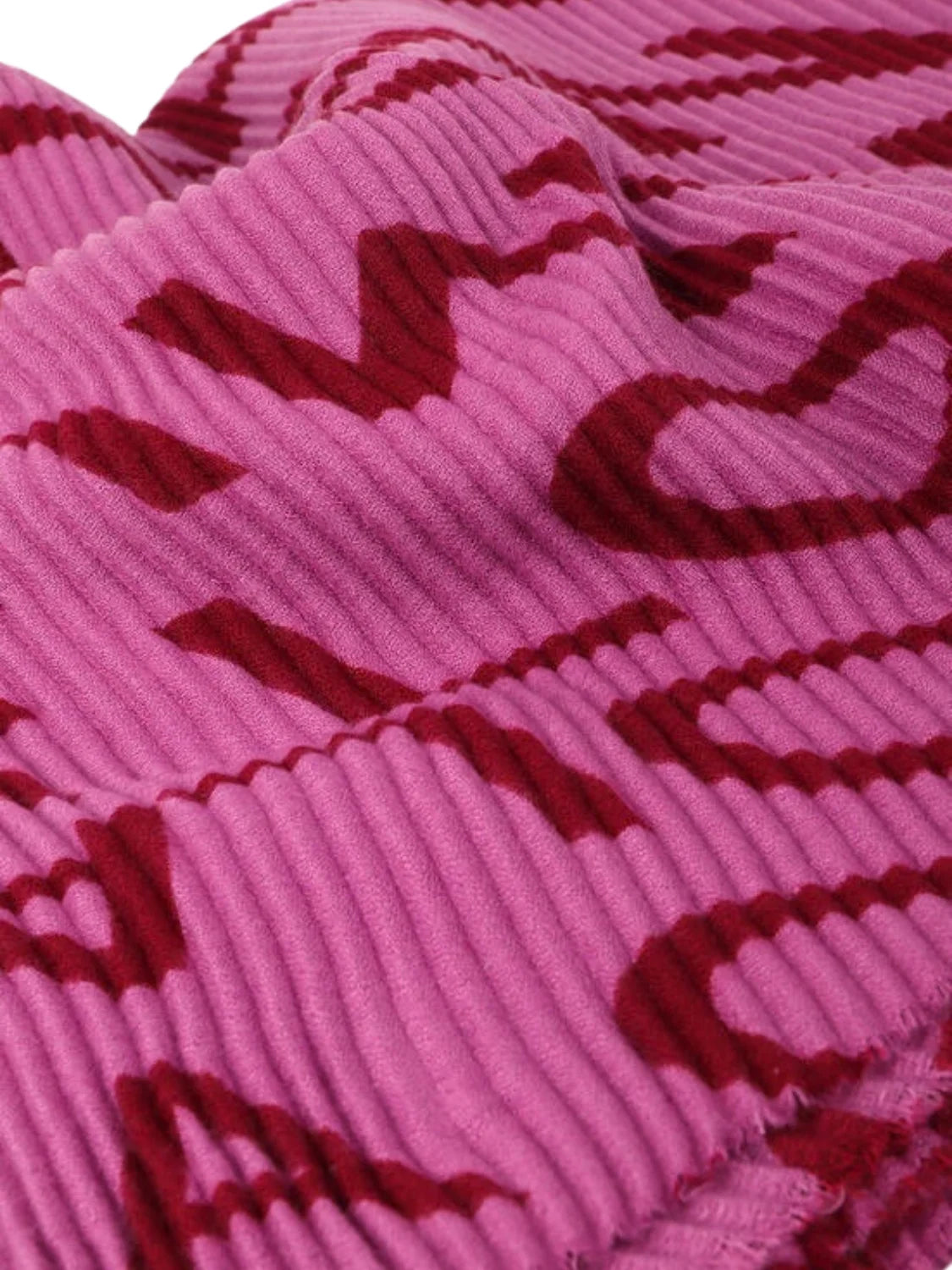 Foulard Plisado Lola Casademunt Logo Rosa | Bicos de Fío