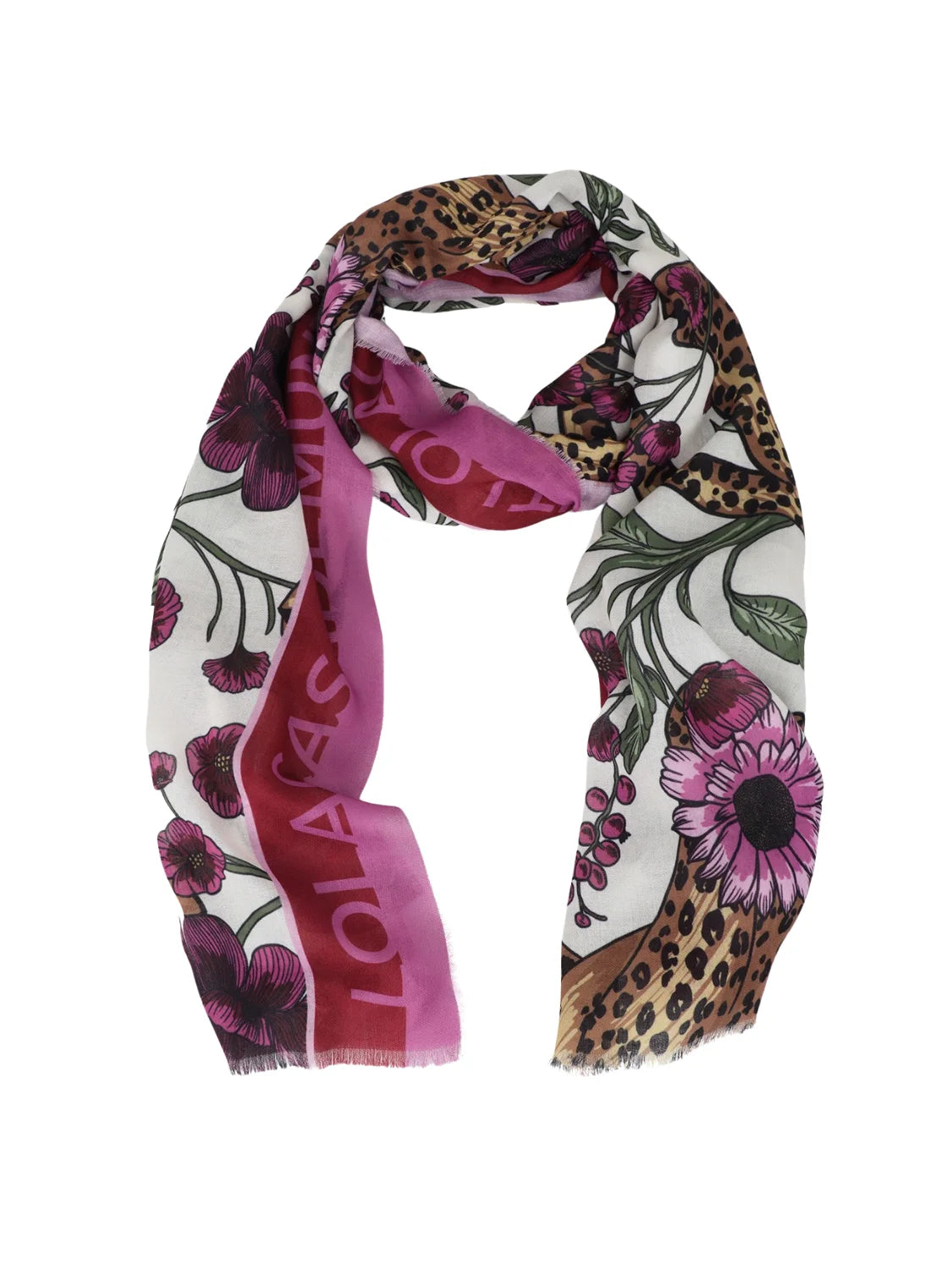 Foulard Flores Tigres Lola Casademunt Multicolor | Bicos de Fío