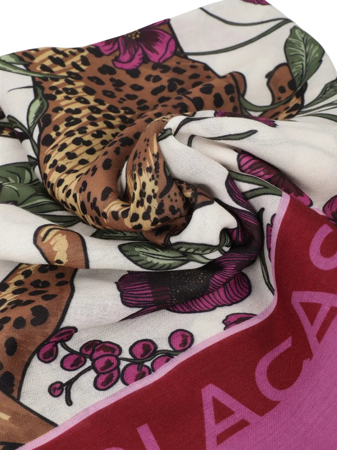 Foulard Flores Tigres Lola Casademunt Multicolor | Bicos de Fío