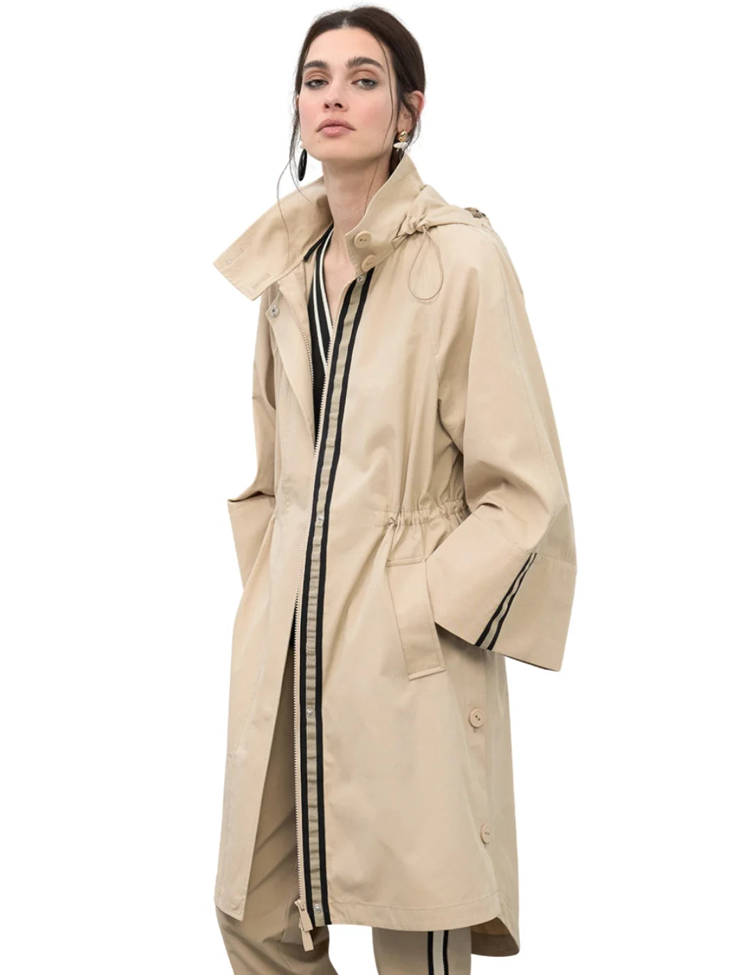 Gabardina Parka Lola Casademunt Oversized Beige | Bicos de Fío