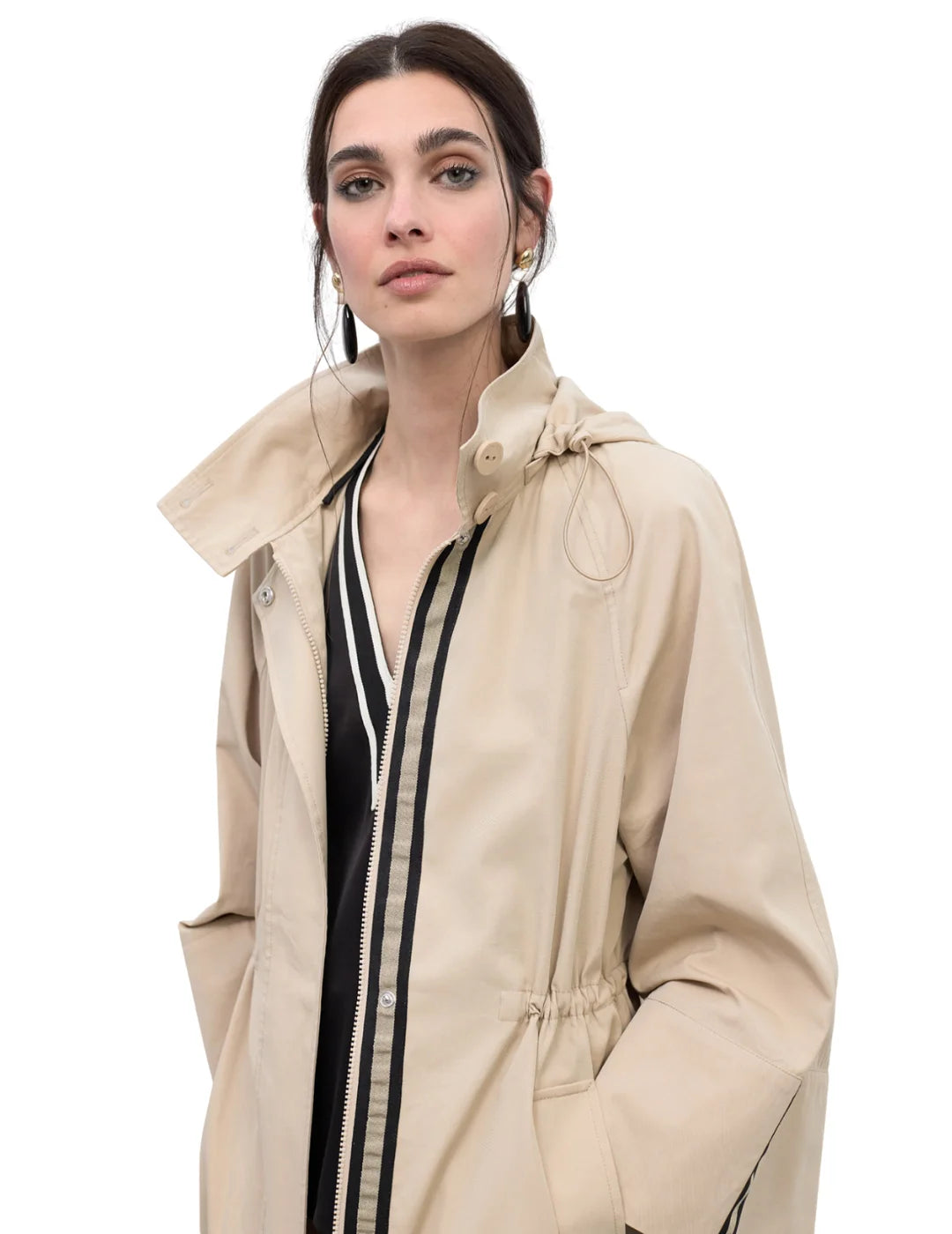 Gabardina Parka Lola Casademunt Oversized Beige | Bicos de Fío