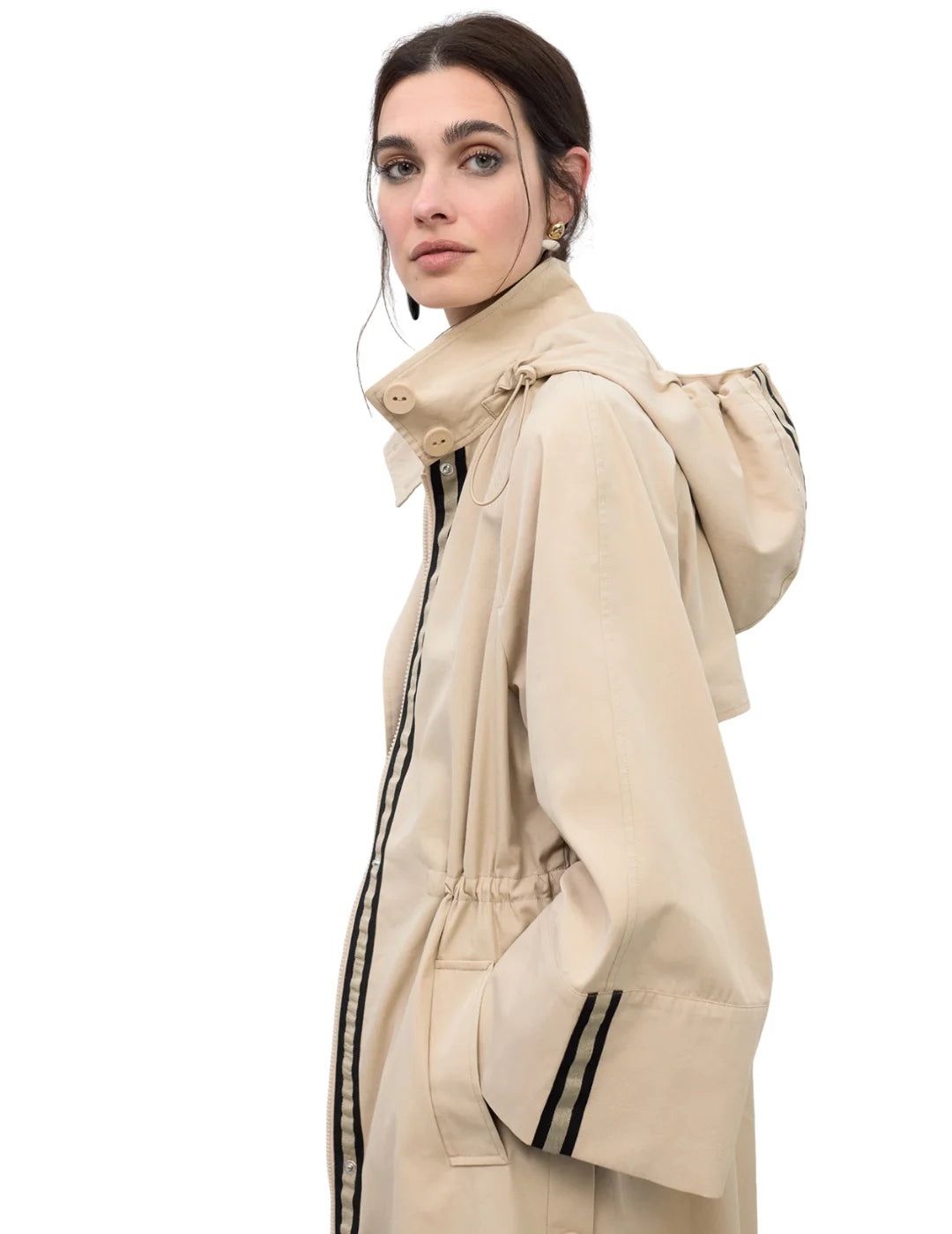 Gabardina Parka Lola Casademunt Oversized Beige | Bicos de Fío