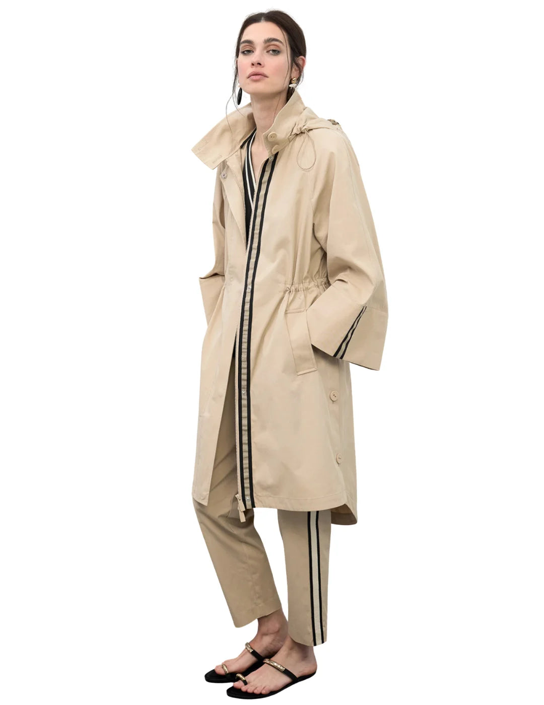 Gabardina Parka Lola Casademunt Oversized Beige | Bicos de Fío