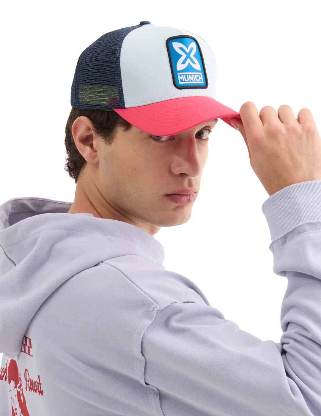 Gorra Trucker Munich Boost Navy | Bicos de Fío