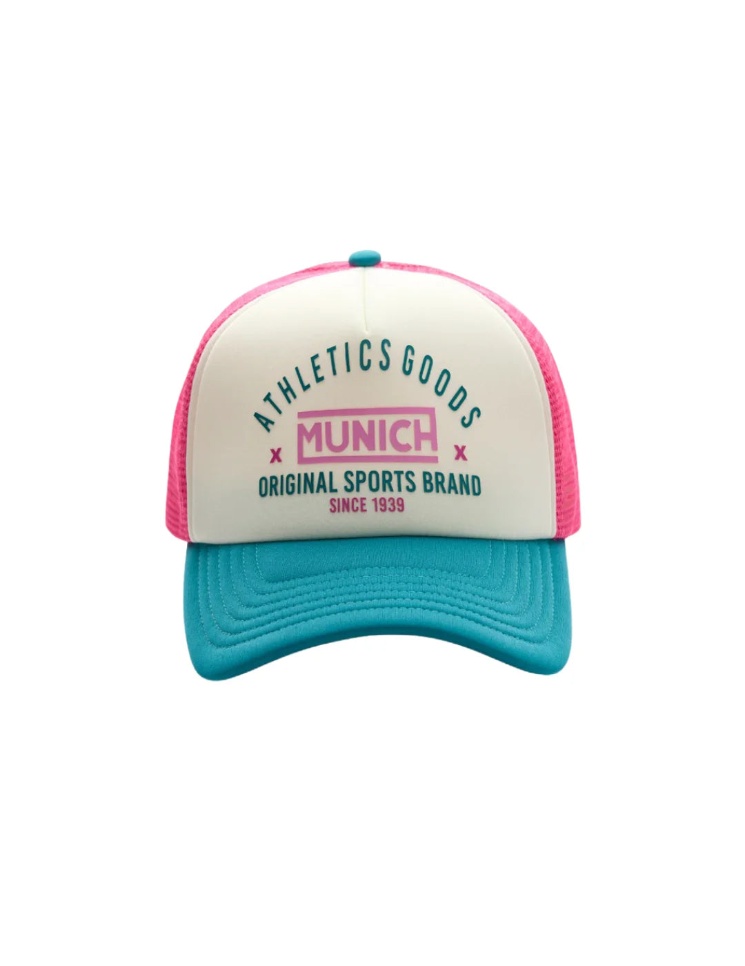 Gorra Trucker Munich Cancha Fuchsia | Bicos de Fío