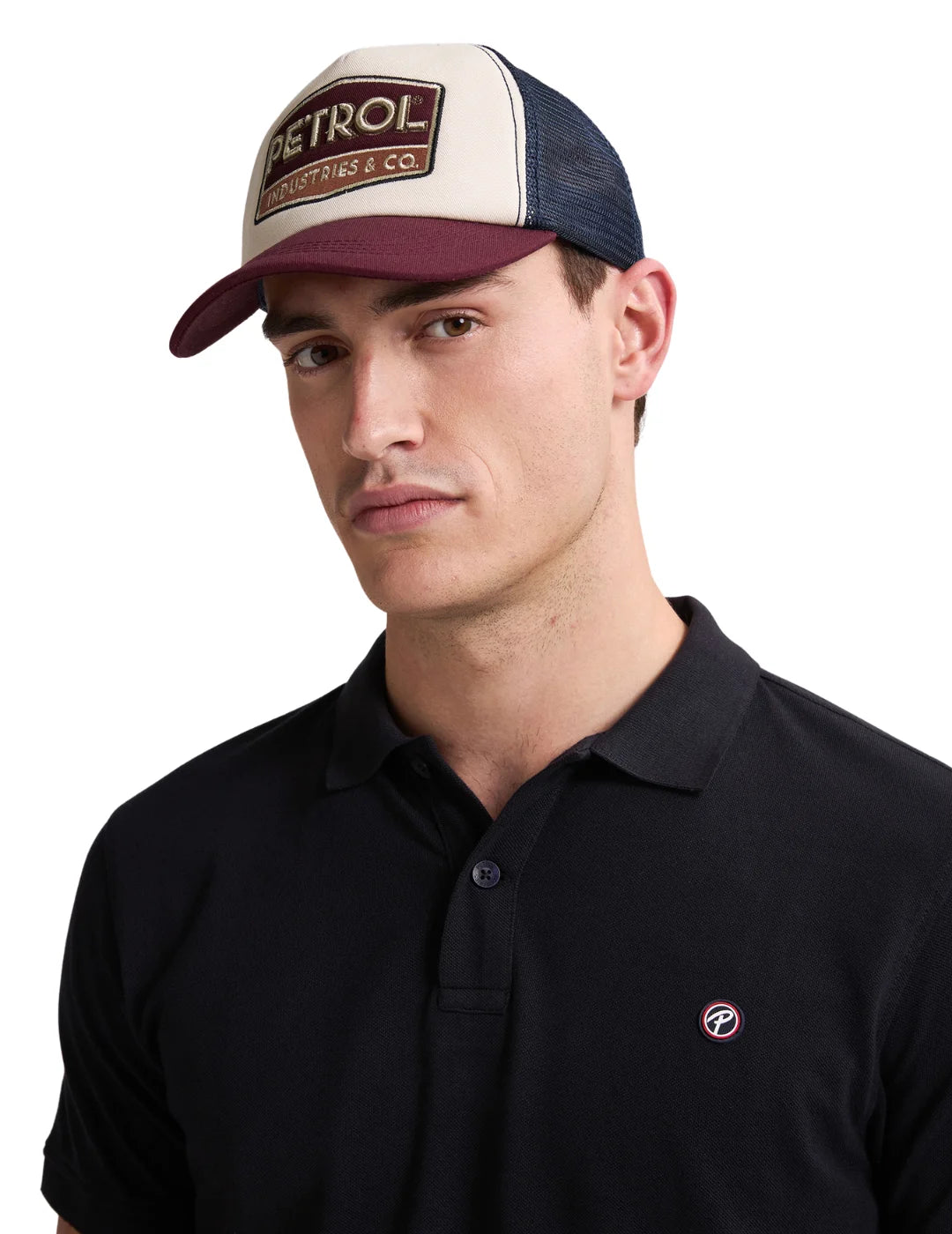 Gorra Trucker Petrol Industries Seashell Granate | Bicos de Fío