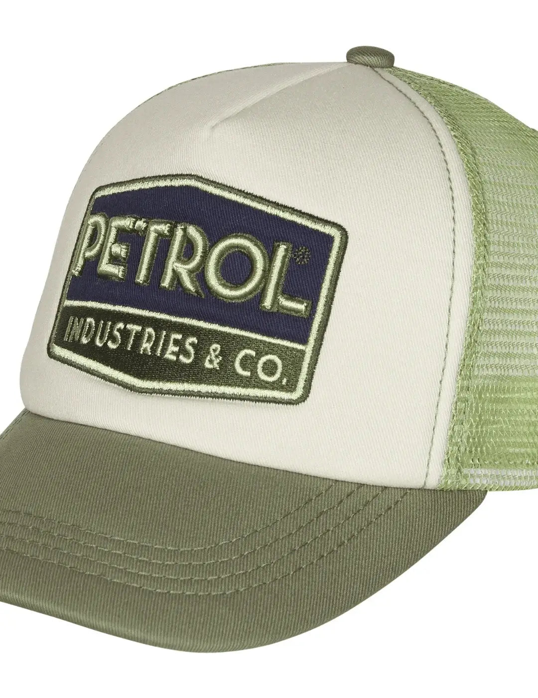 Gorra Trucker Petrol Industries Seashell Verde | Bicos de Fío
