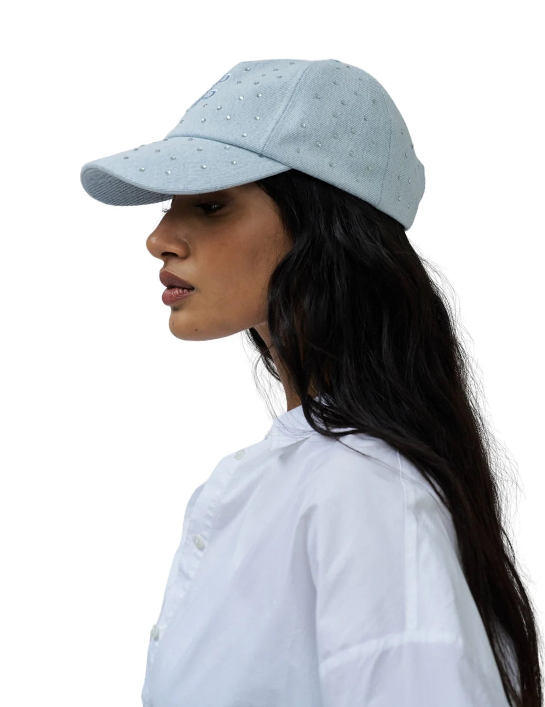 Gorra Vaquera Salsa Jeans Brillos Azul | Bicos de Fío