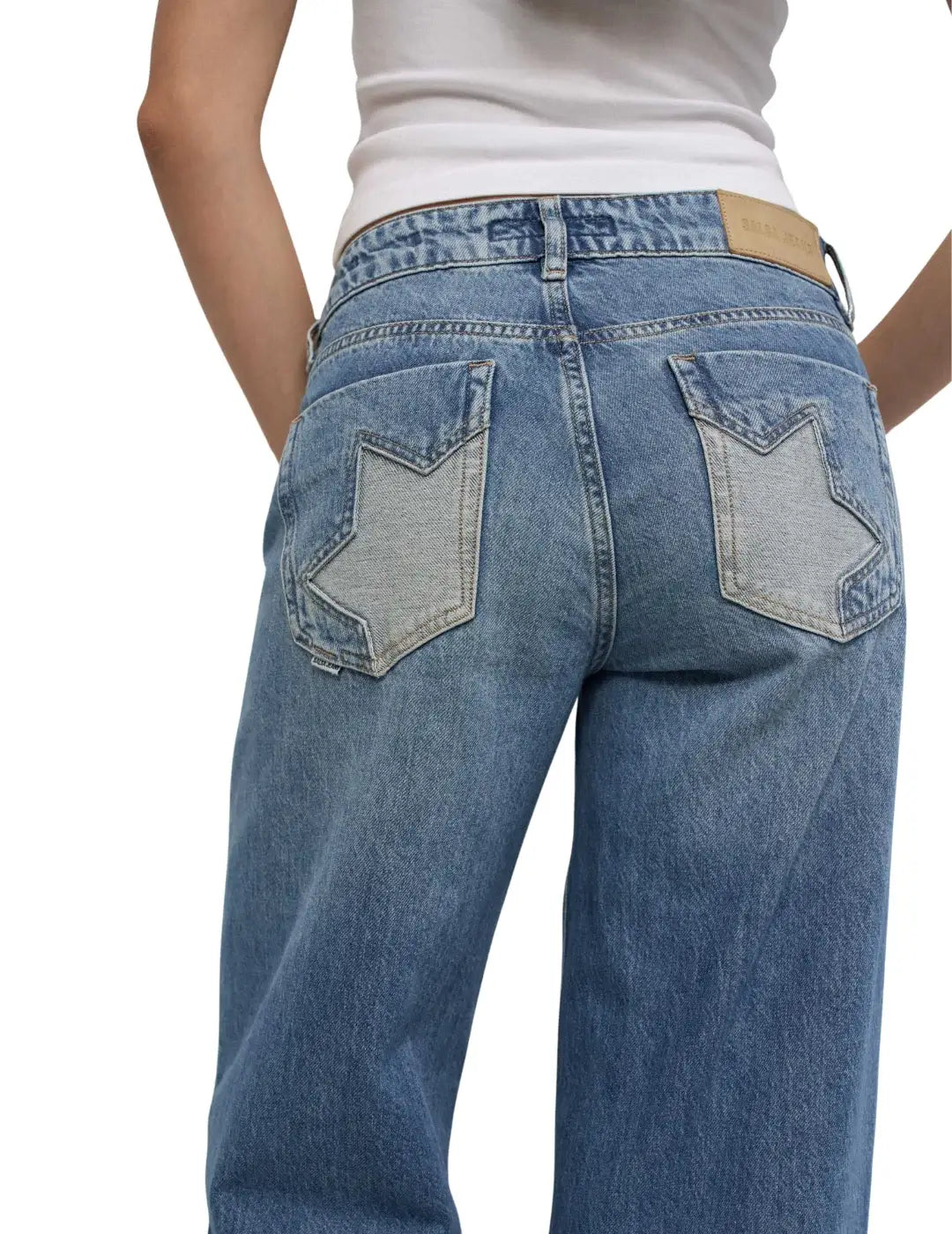 Vaqueros Salsa Jeans Estrella Medium Wash Azul | Bicos de Fío