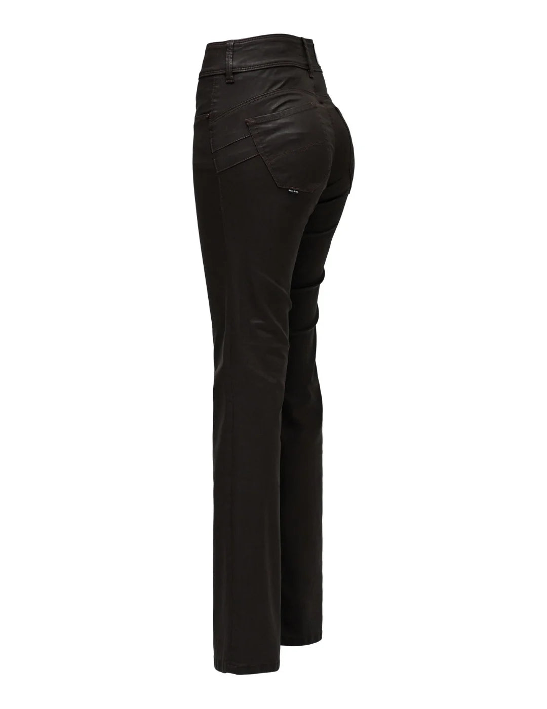 Vaqueros Secret Bootcut Coating Salsa Jeans Marrón | Bicos de Fío
