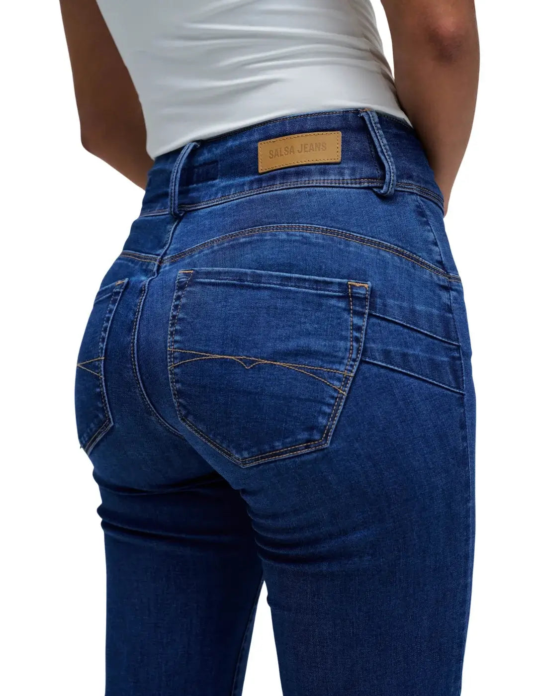 Jegging Secret Silhouette Salsa Jeans Azul | Bicos de Fío
